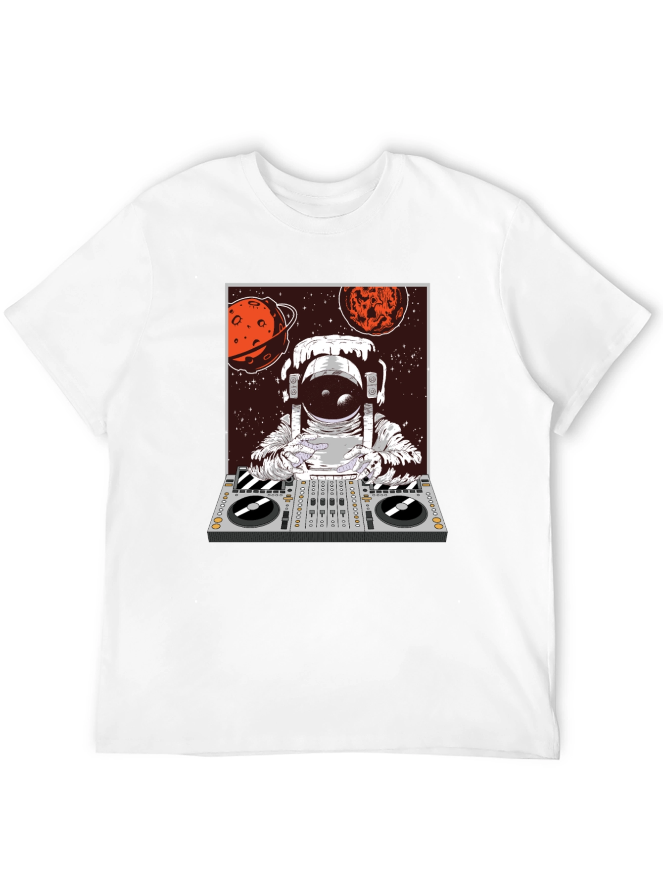 DJ Astronaut Graphic Tee - Cosmic Sounds