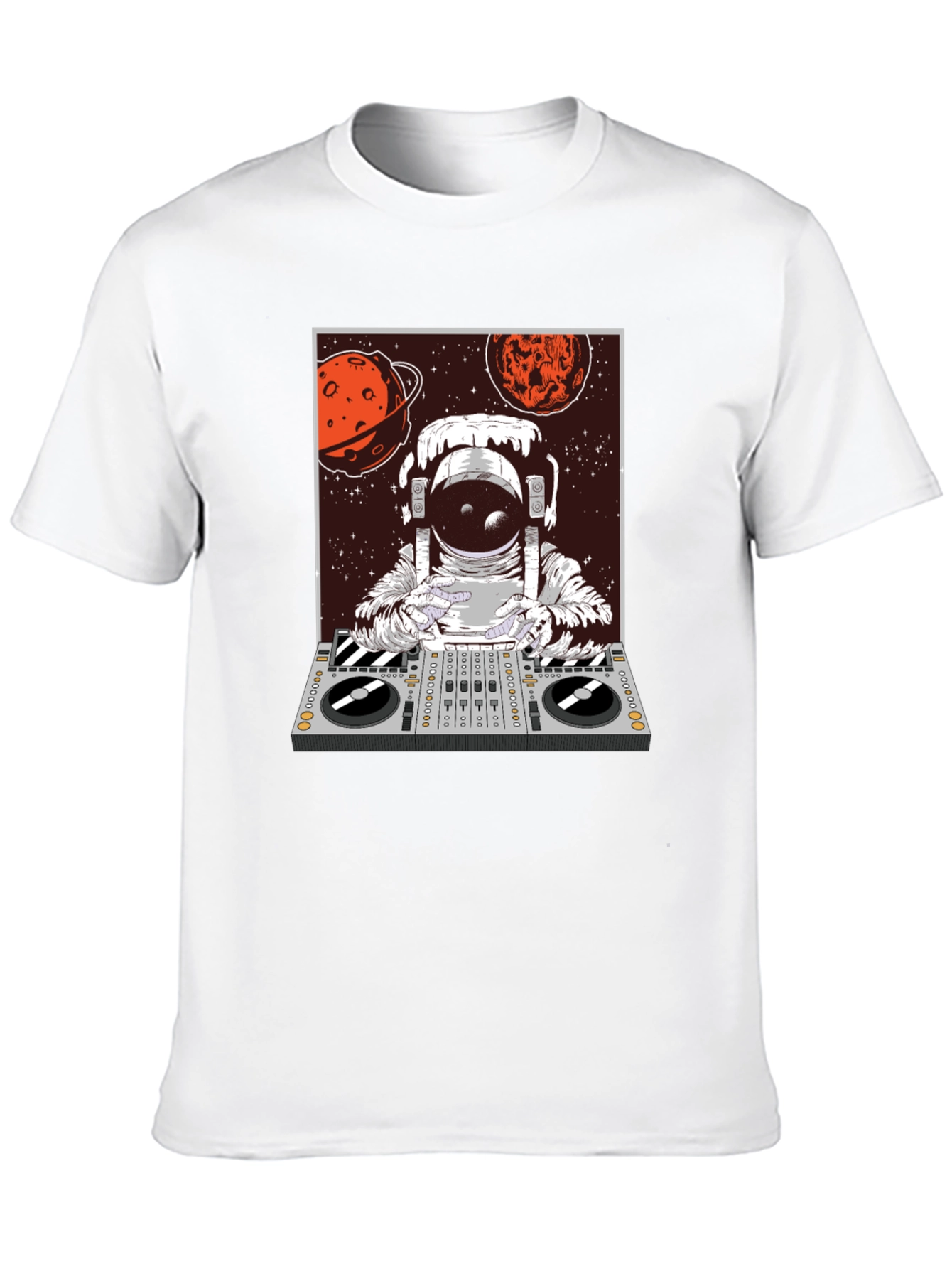 DJ Astronaut Graphic Tee - Cosmic Sounds