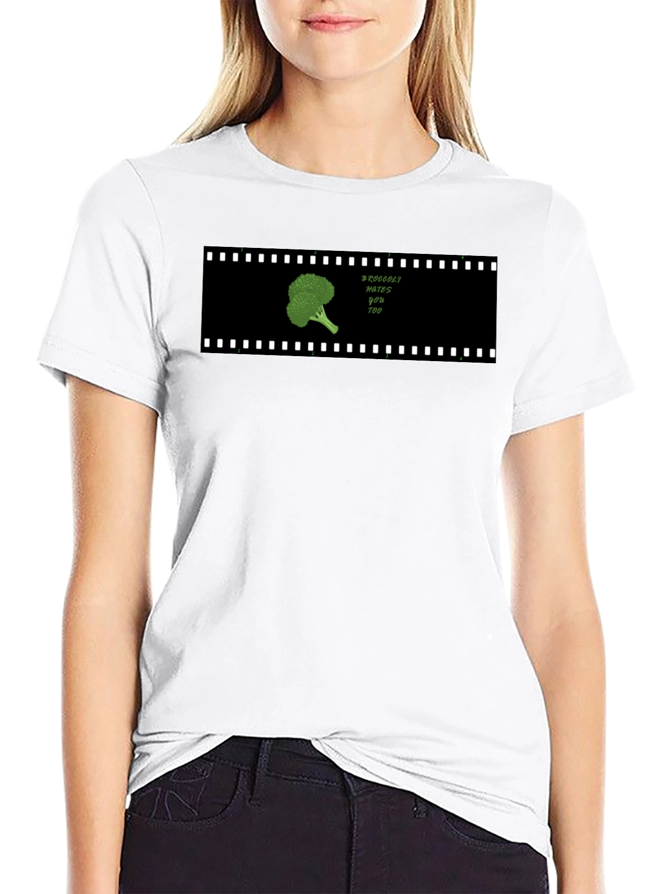 Broccoli Hates You Too Black T-Shirt