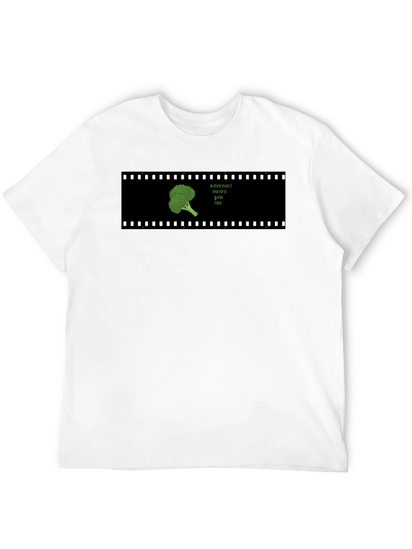 Broccoli Hates You Too Black T-Shirt