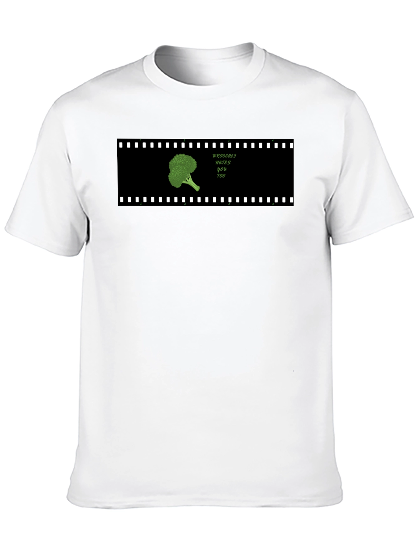 Broccoli Hates You Too Black T-Shirt