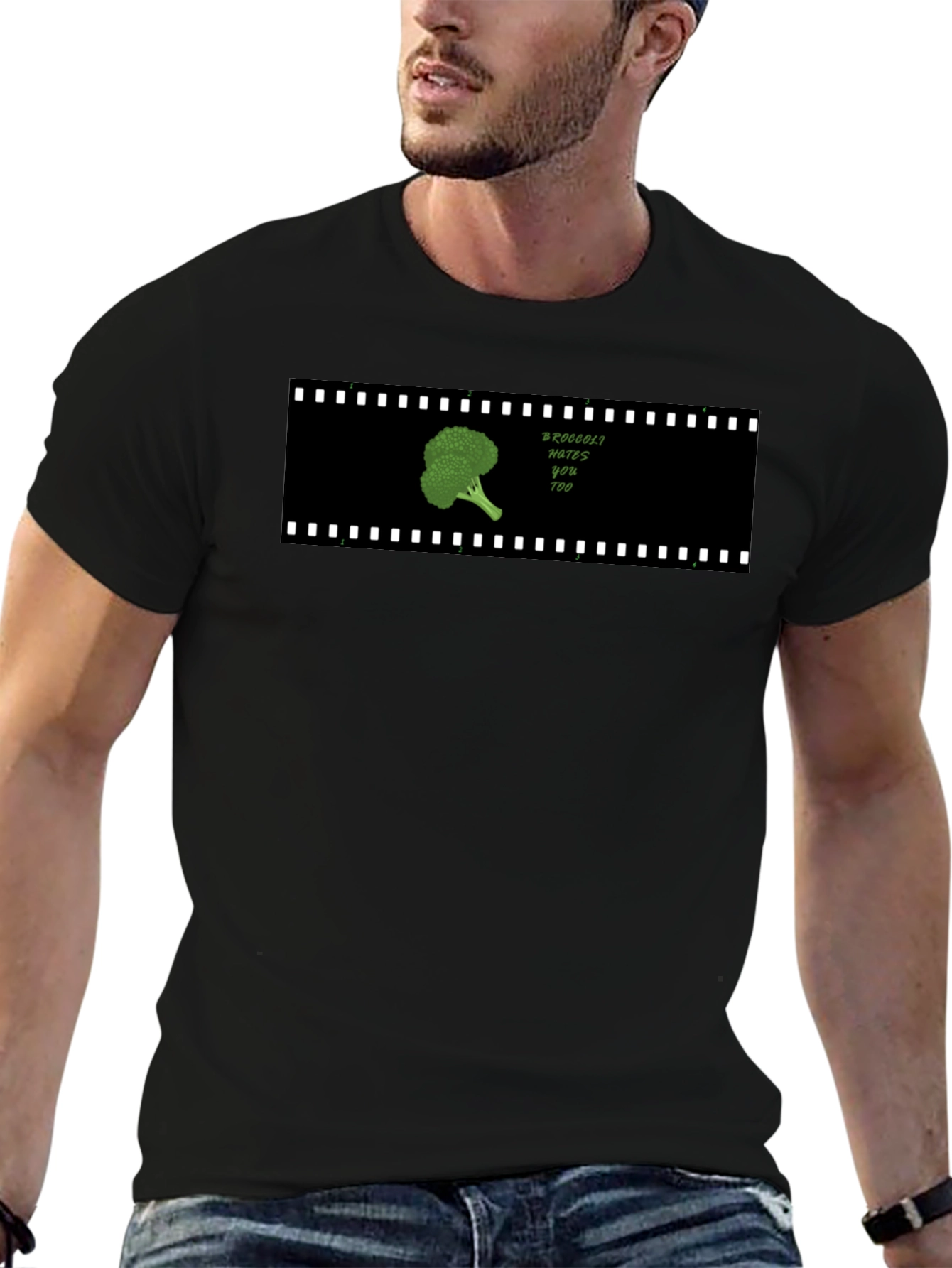 Broccoli Hates You Too Black T-Shirt