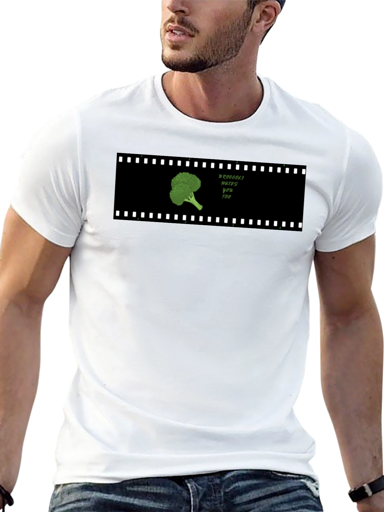 Broccoli Hates You Too Black T-Shirt
