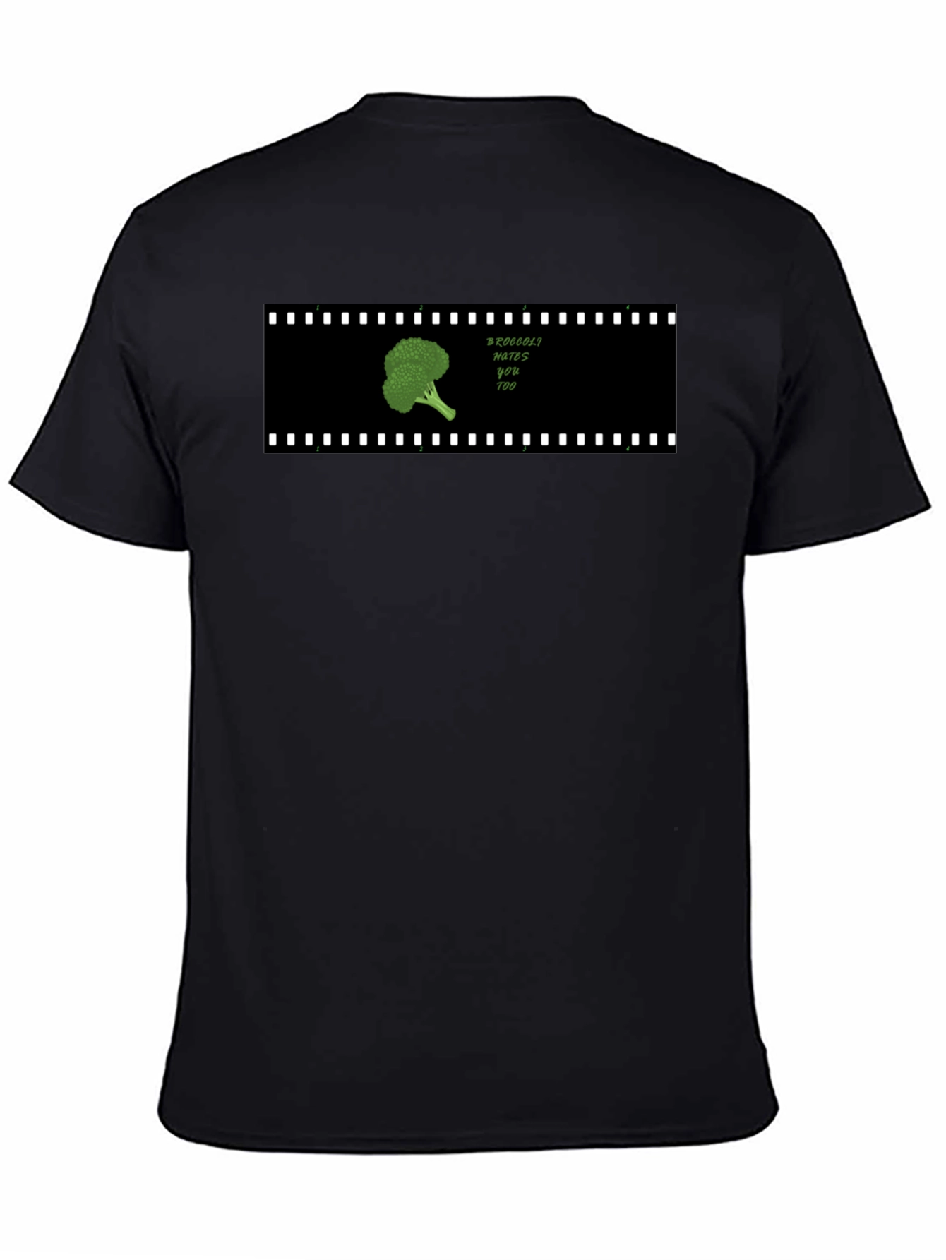 Broccoli Hates You Too Black T-Shirt