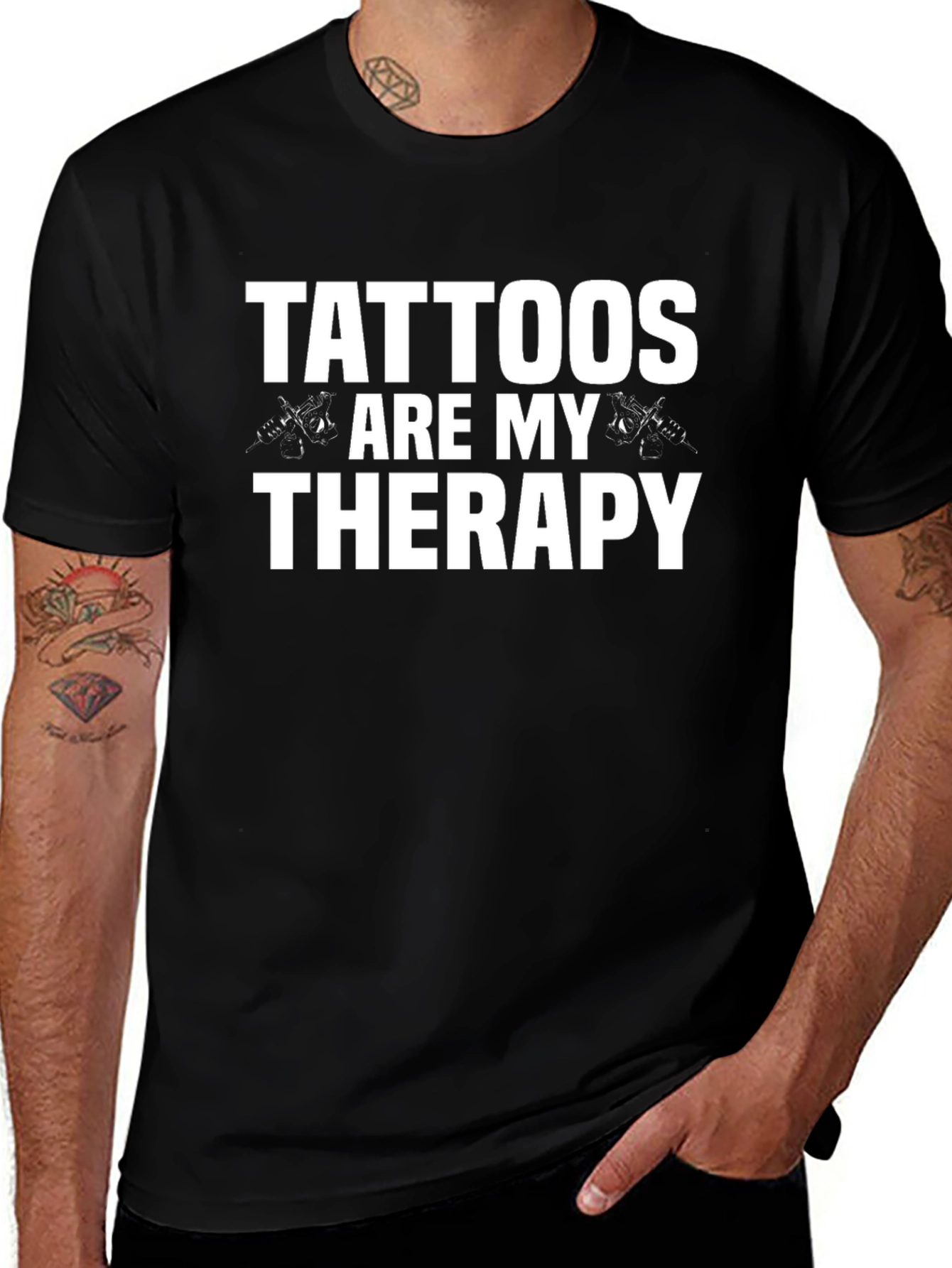 Tattoos Are My Therapy Graphic Tee