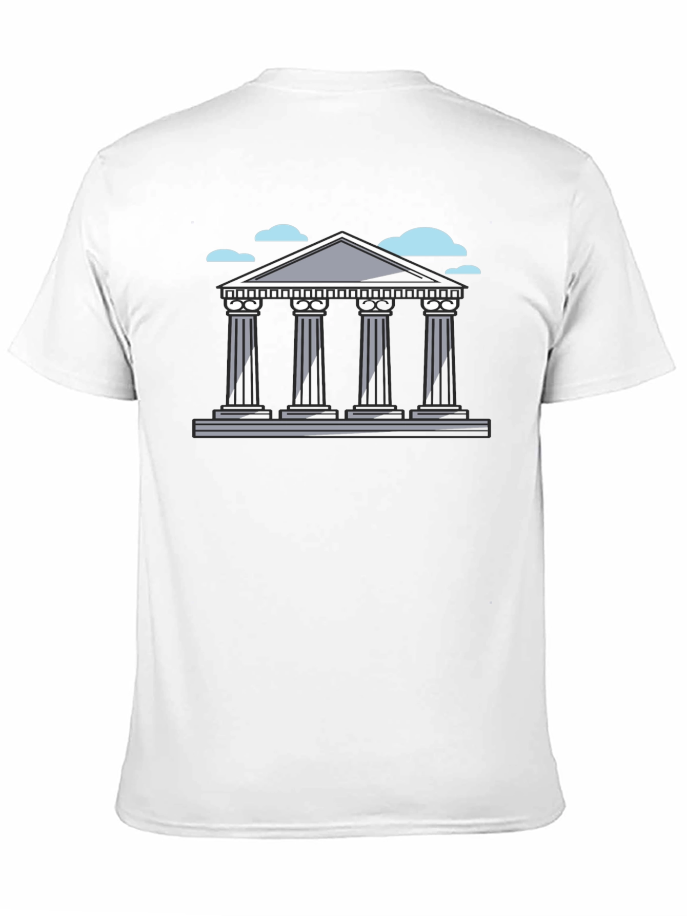 Architectural Graphic Tee - Classic Column Design