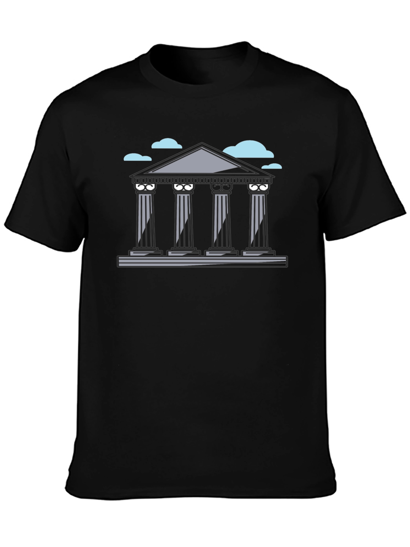 Architectural Graphic Tee - Classic Column Design