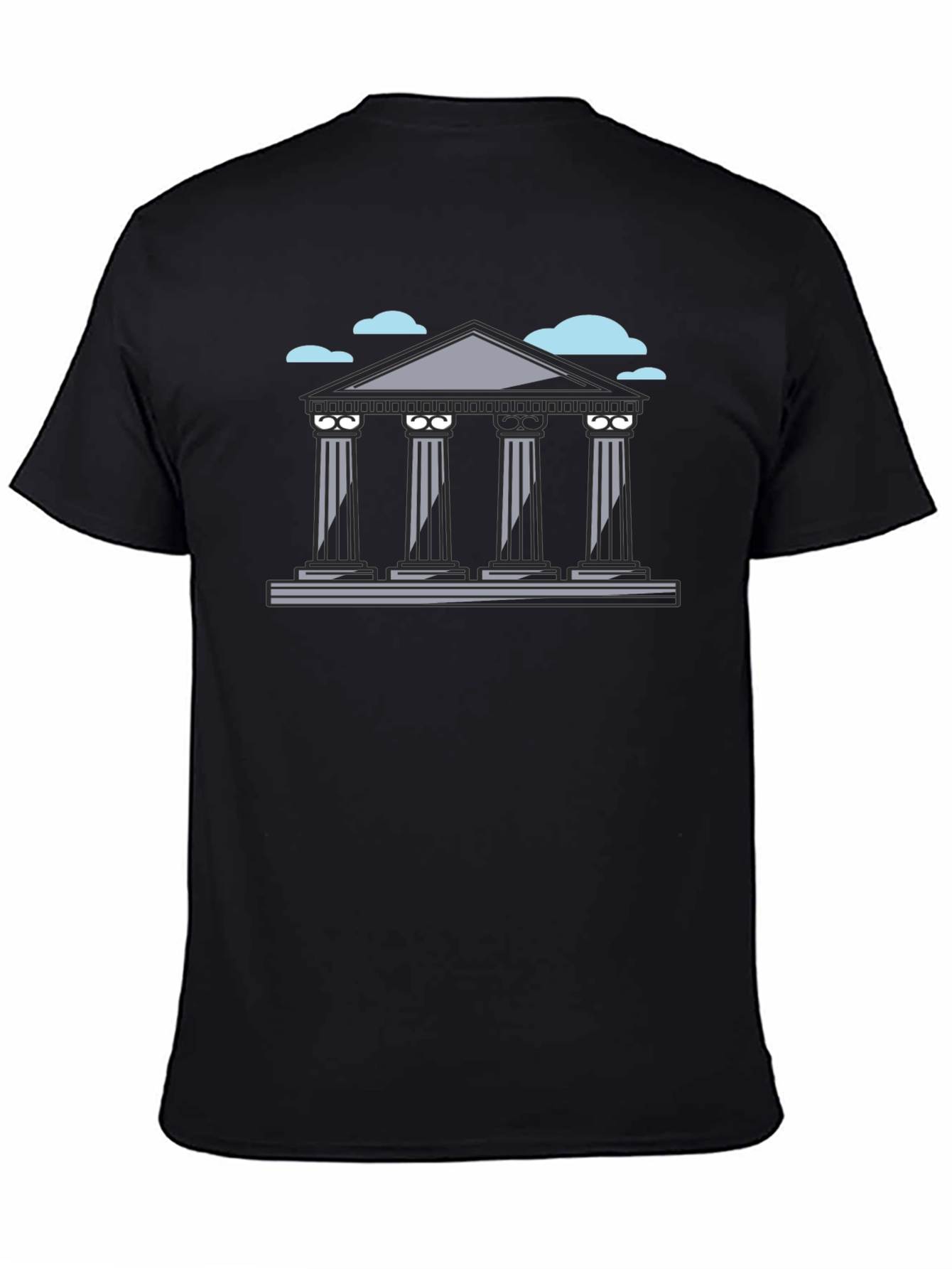 Architectural Graphic Tee - Classic Column Design