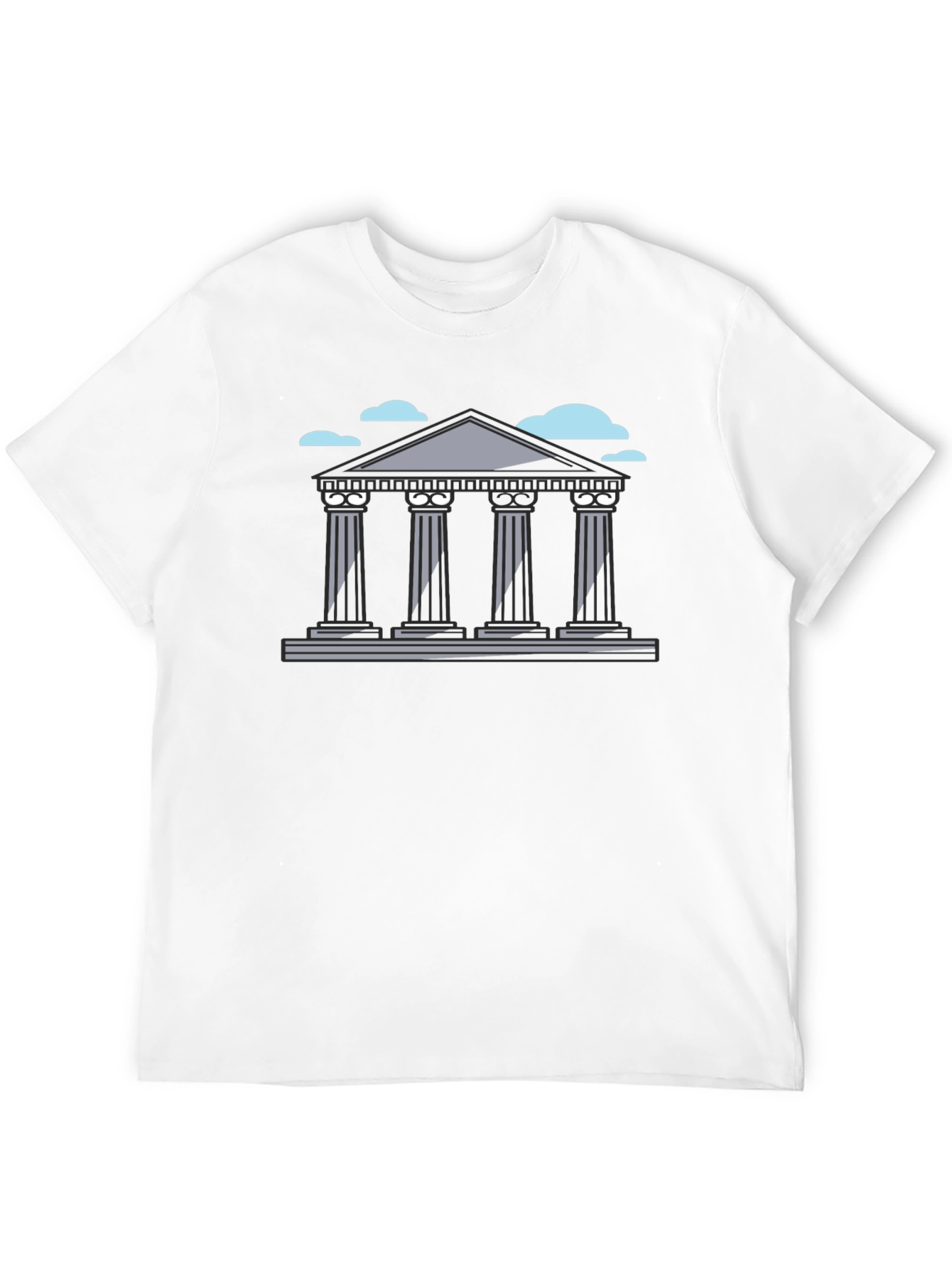 Architectural Graphic Tee - Classic Column Design