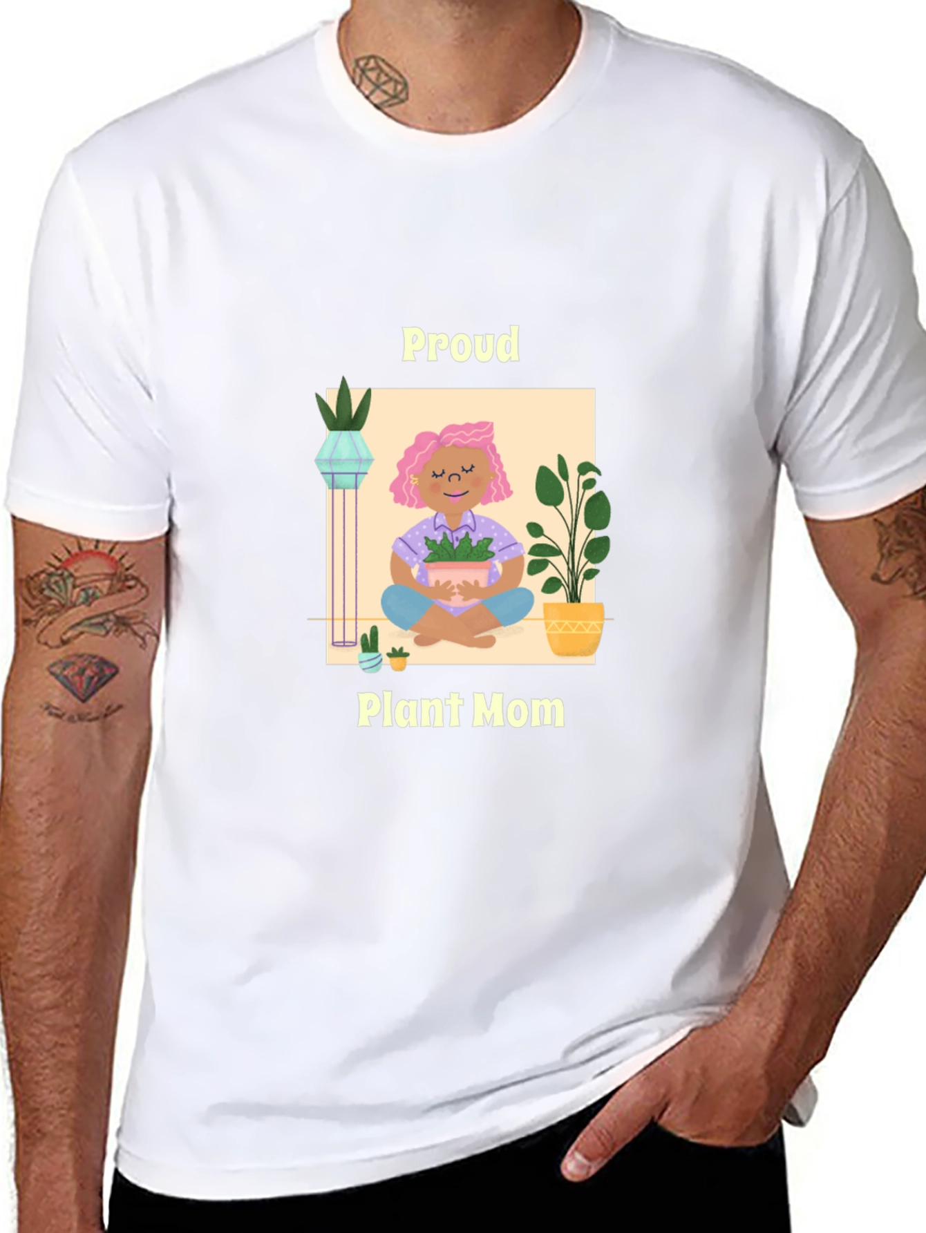Proud Plant Mom T-Shirt - Gardening Lover Tee
