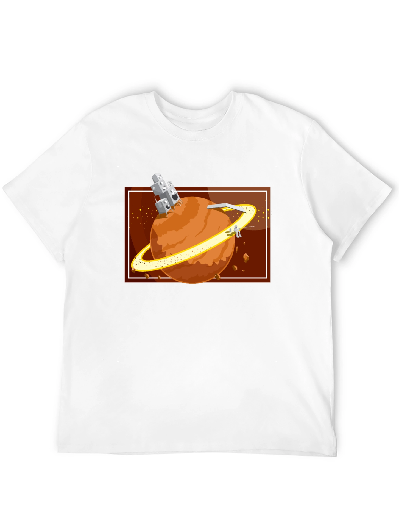 Planet Exploration Black T-Shirt