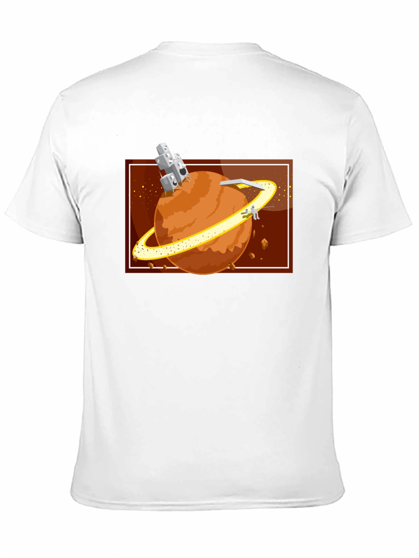 Planet Exploration Black T-Shirt
