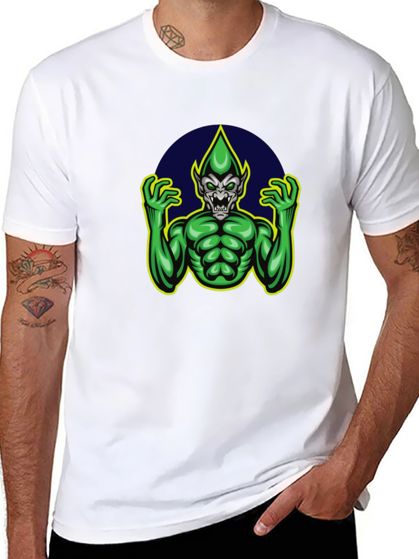 Green Goblin Graphic Tee - Mens Black T-Shirt