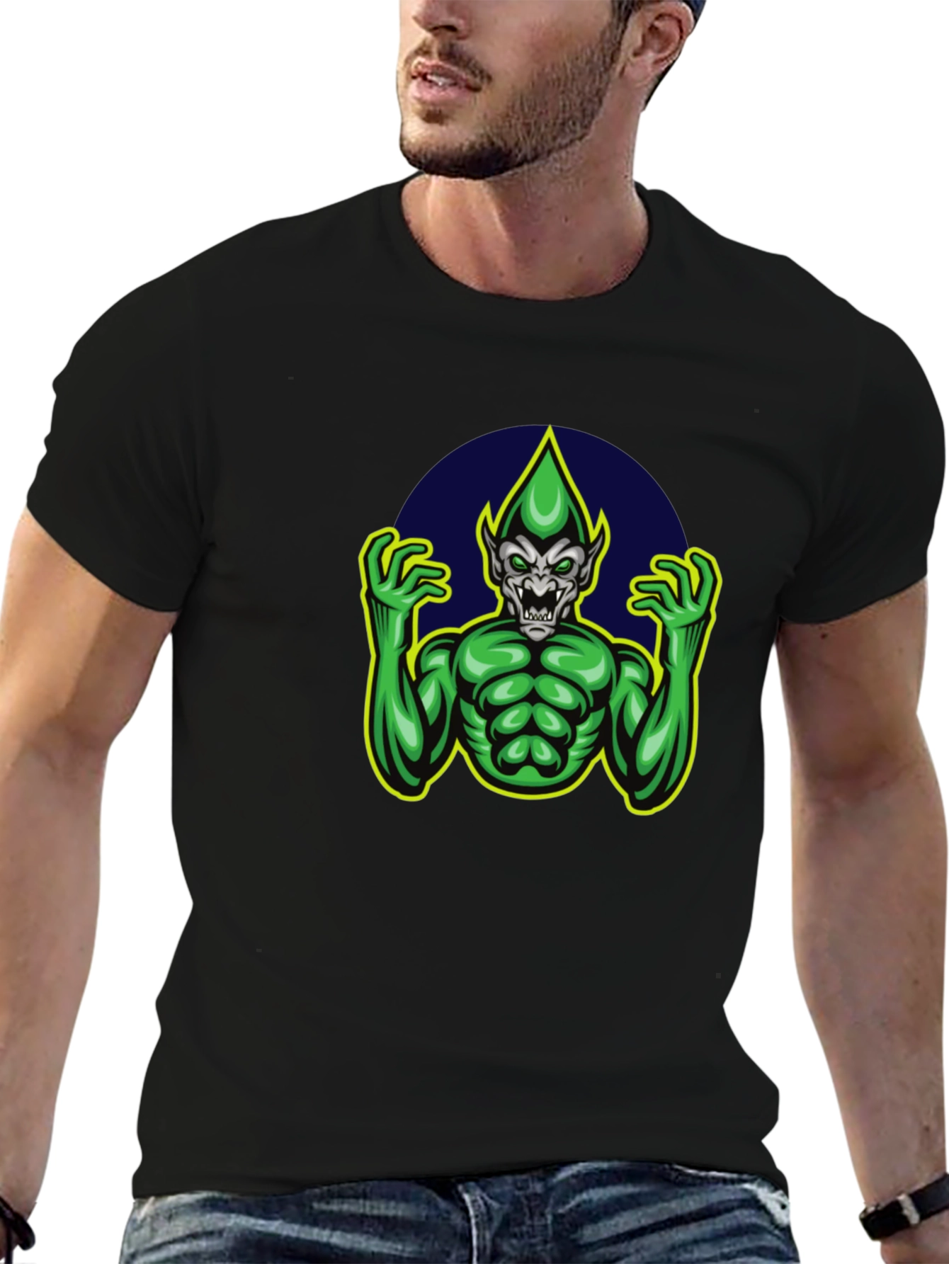 Green Goblin Graphic Tee - Mens Black T-Shirt