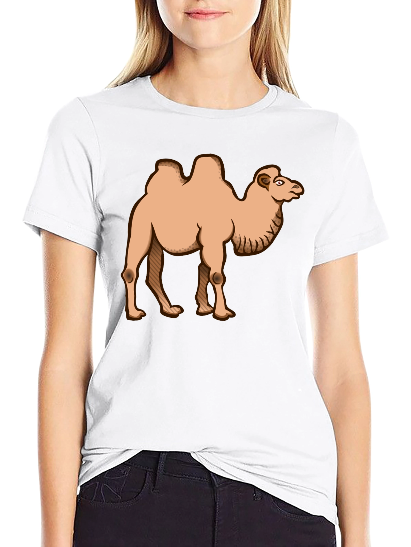 Camel Graphic Tee - Desert Animal T-Shirt