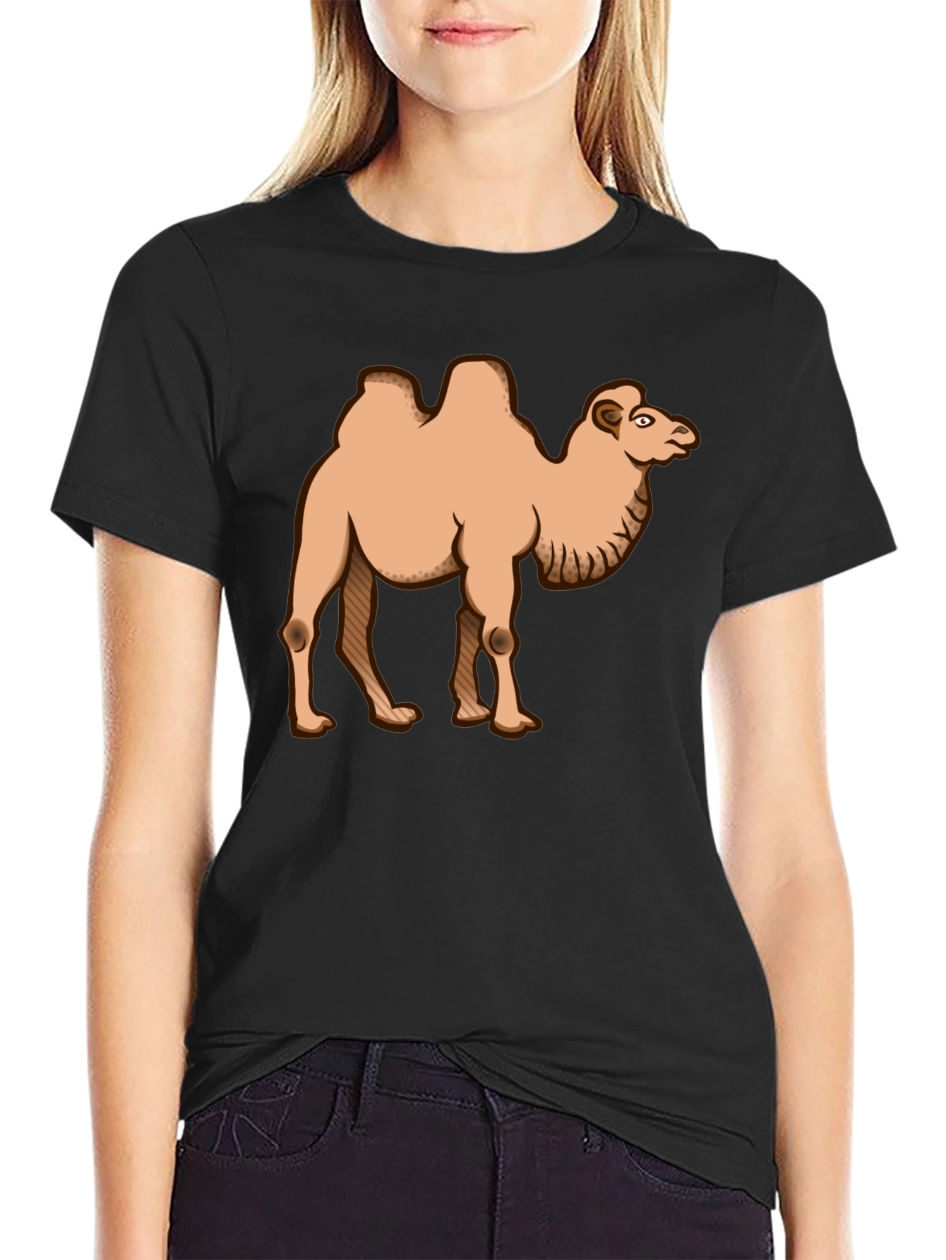 Camel Graphic Tee - Desert Animal T-Shirt