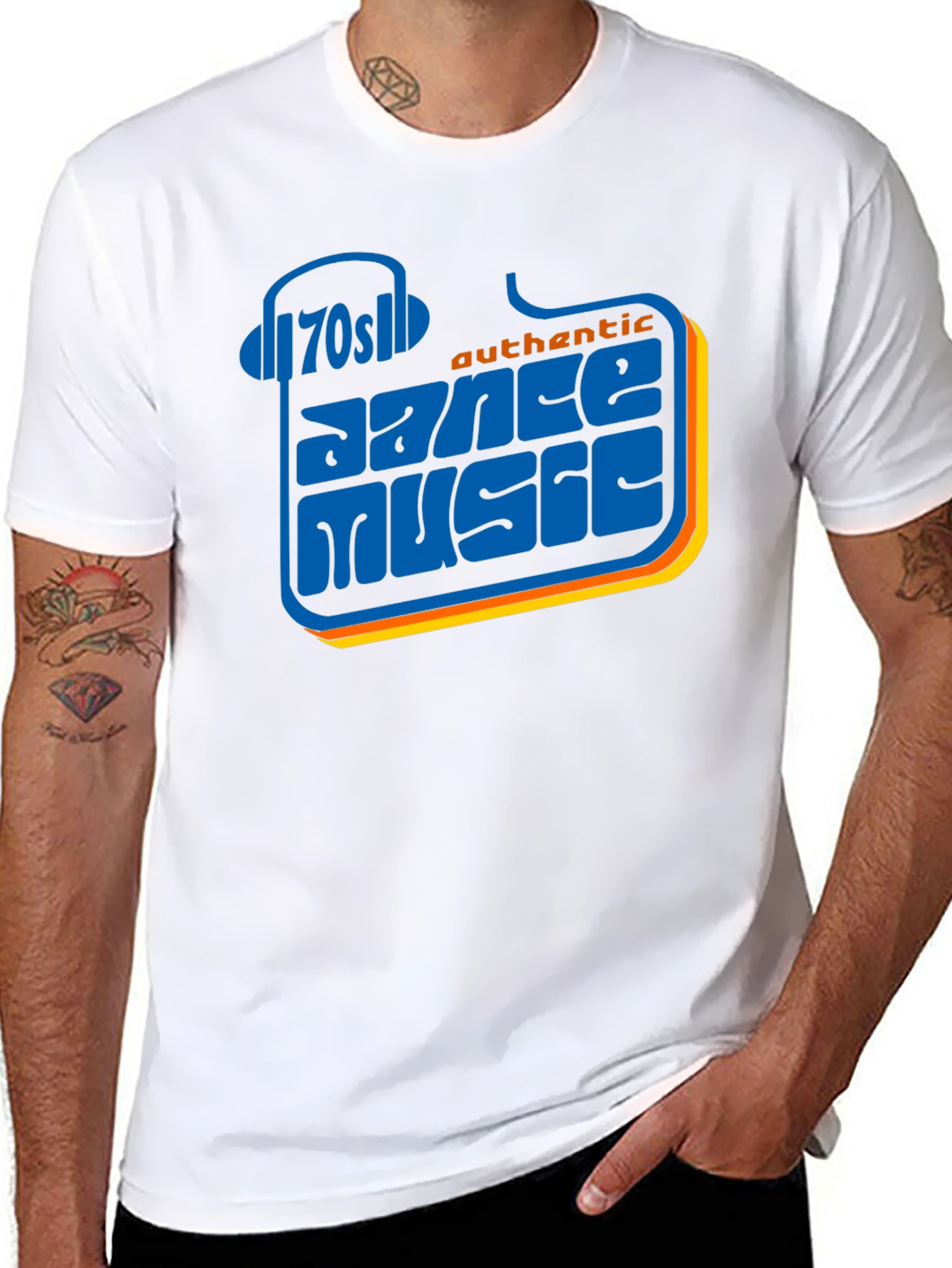 70s Authentic Dance Music Graphic T-Shirt