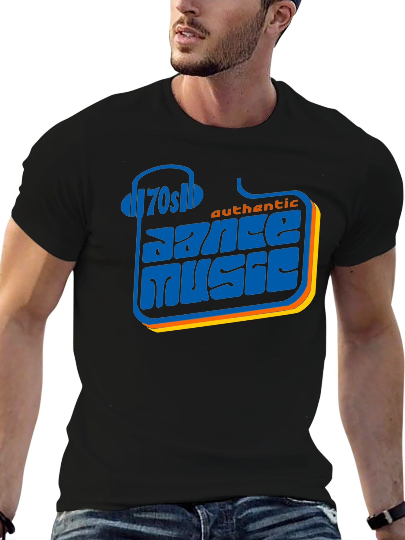70s Authentic Dance Music Graphic T-Shirt
