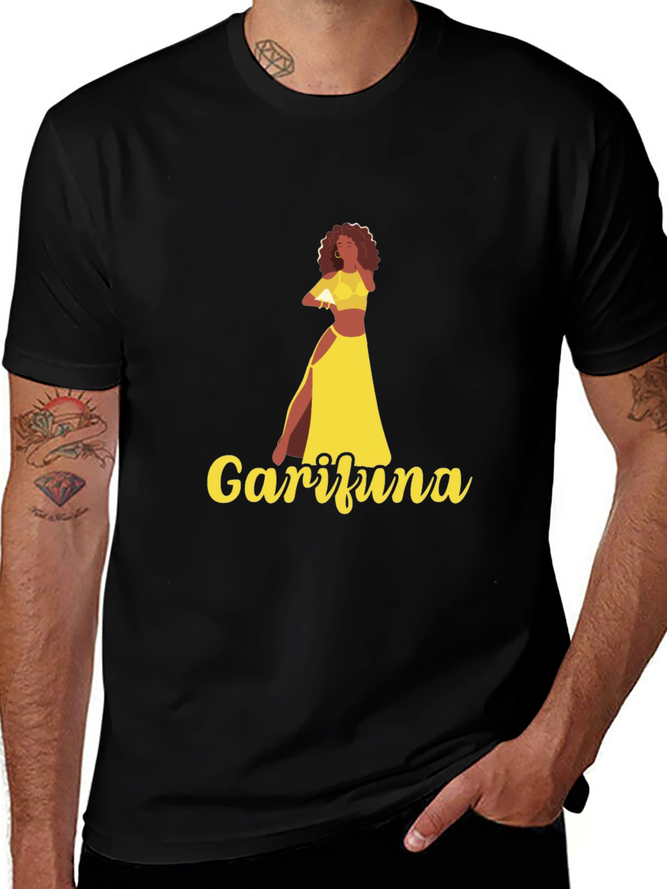 Garifuna Dance T-Shirt - Black