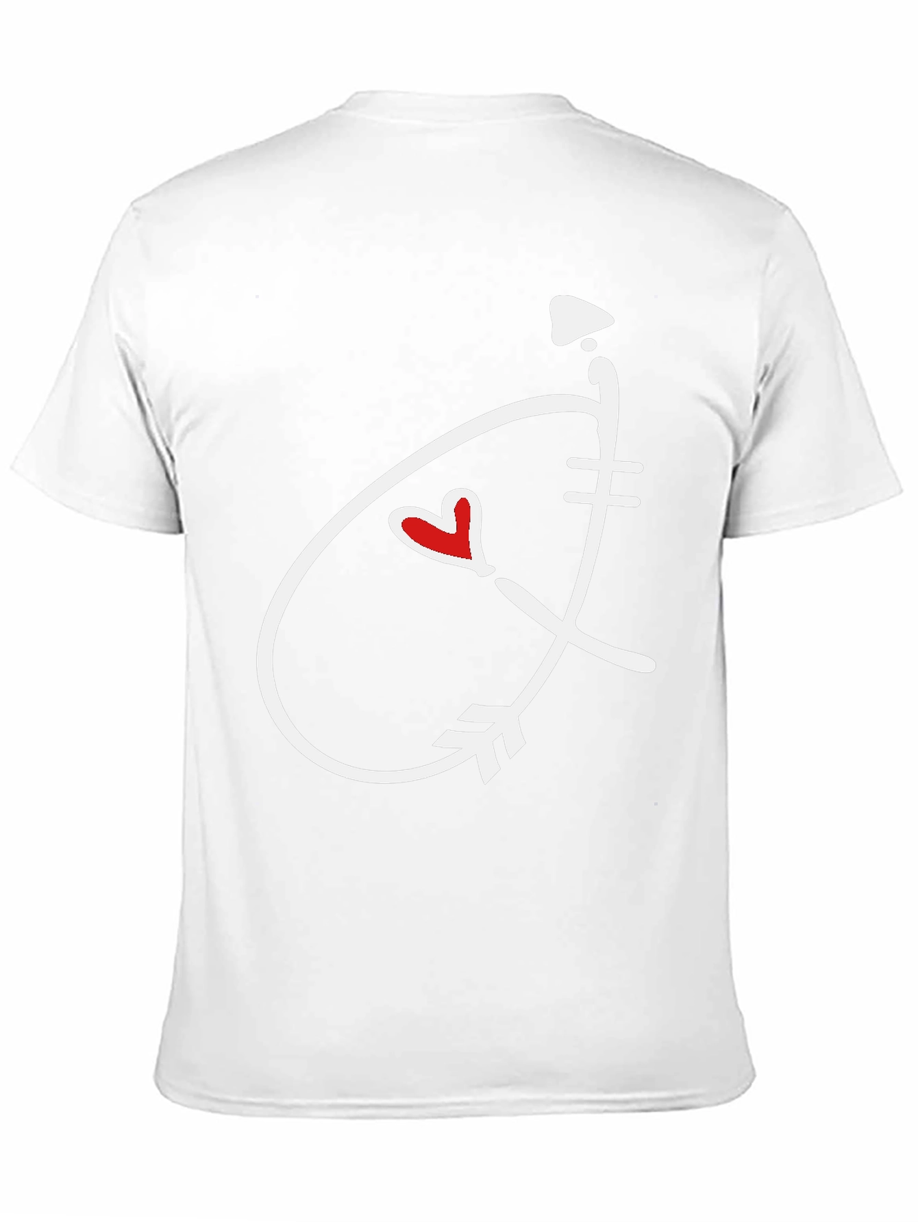 Heart Arrow Graphic Tee - Stylish Casual Shirt