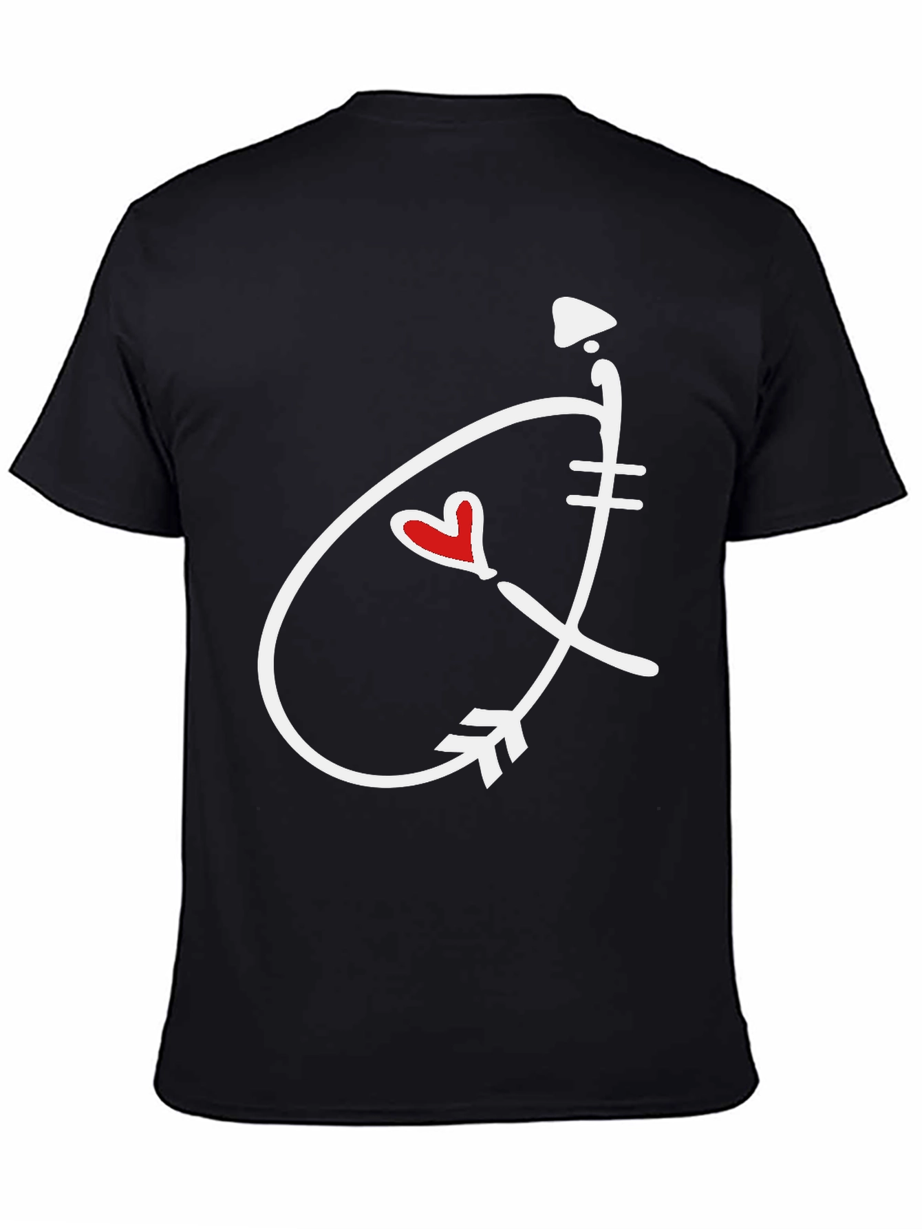 Heart Arrow Graphic Tee - Stylish Casual Shirt
