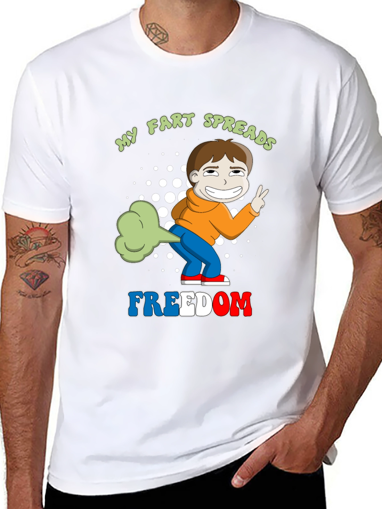 My Fart Spreads Freedom Graphic Tee