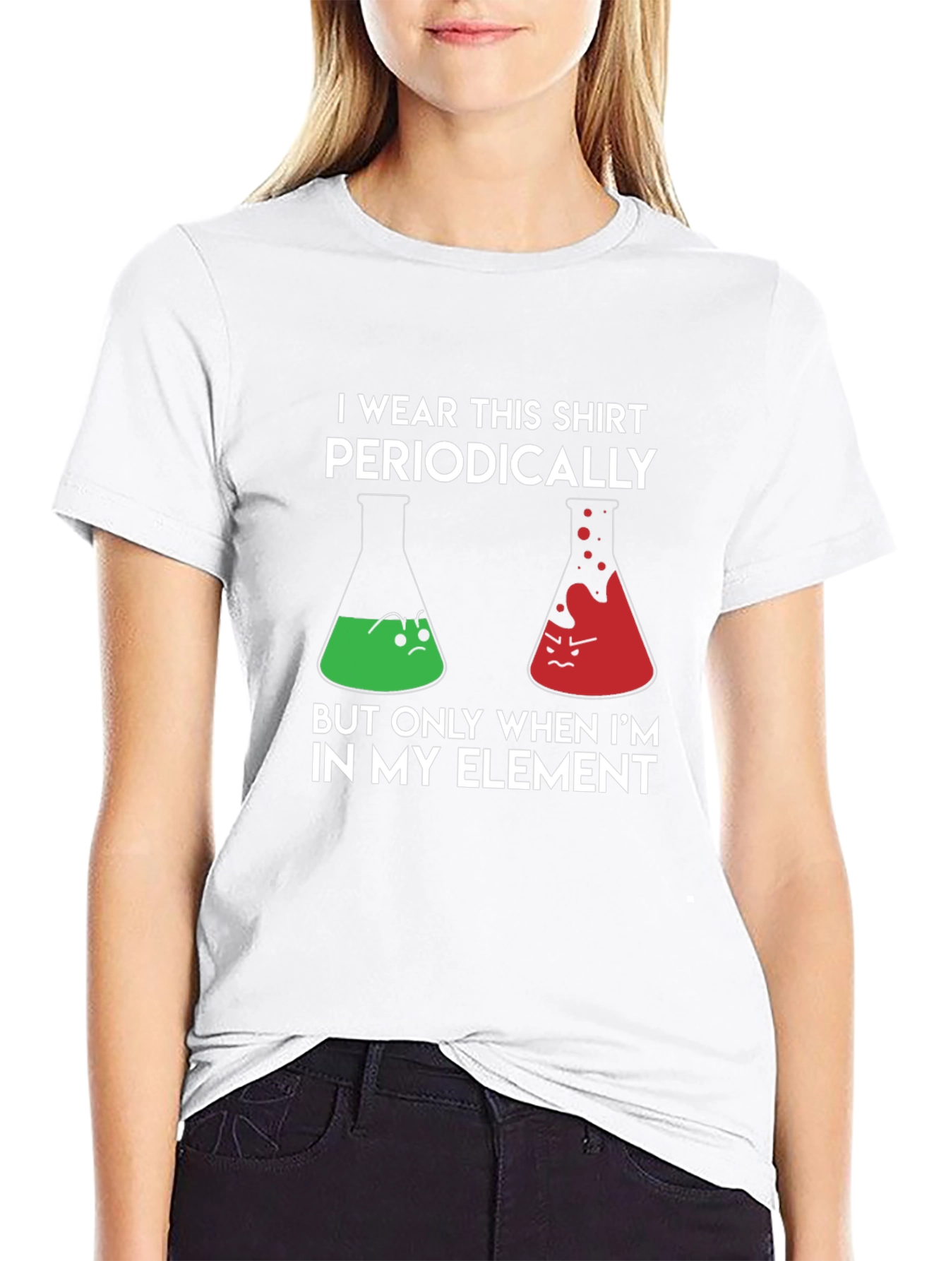 I Wear This Shirt Periodically Science Humor Tee