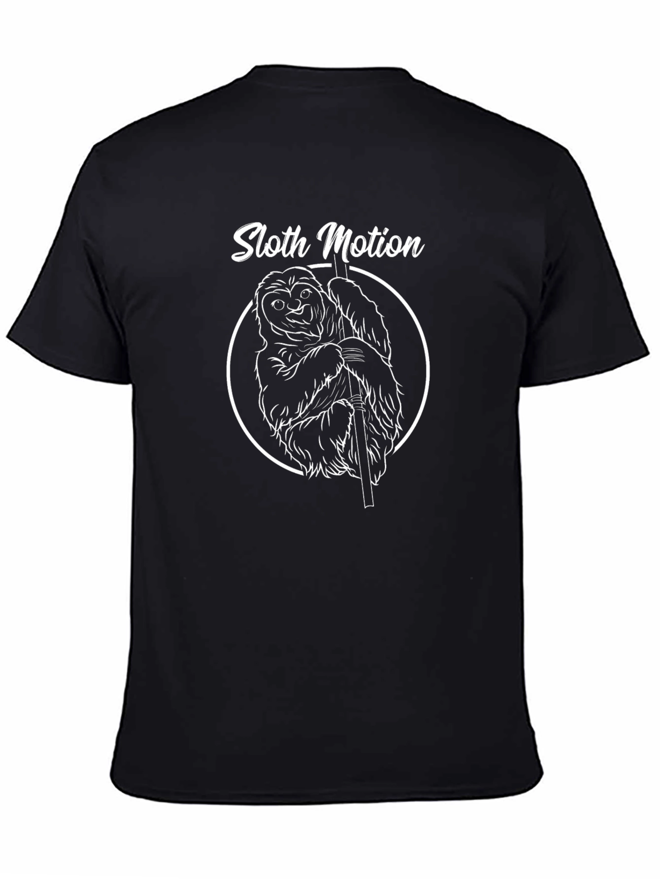 Sloth Motion Graphic Tee - Relaxed Style