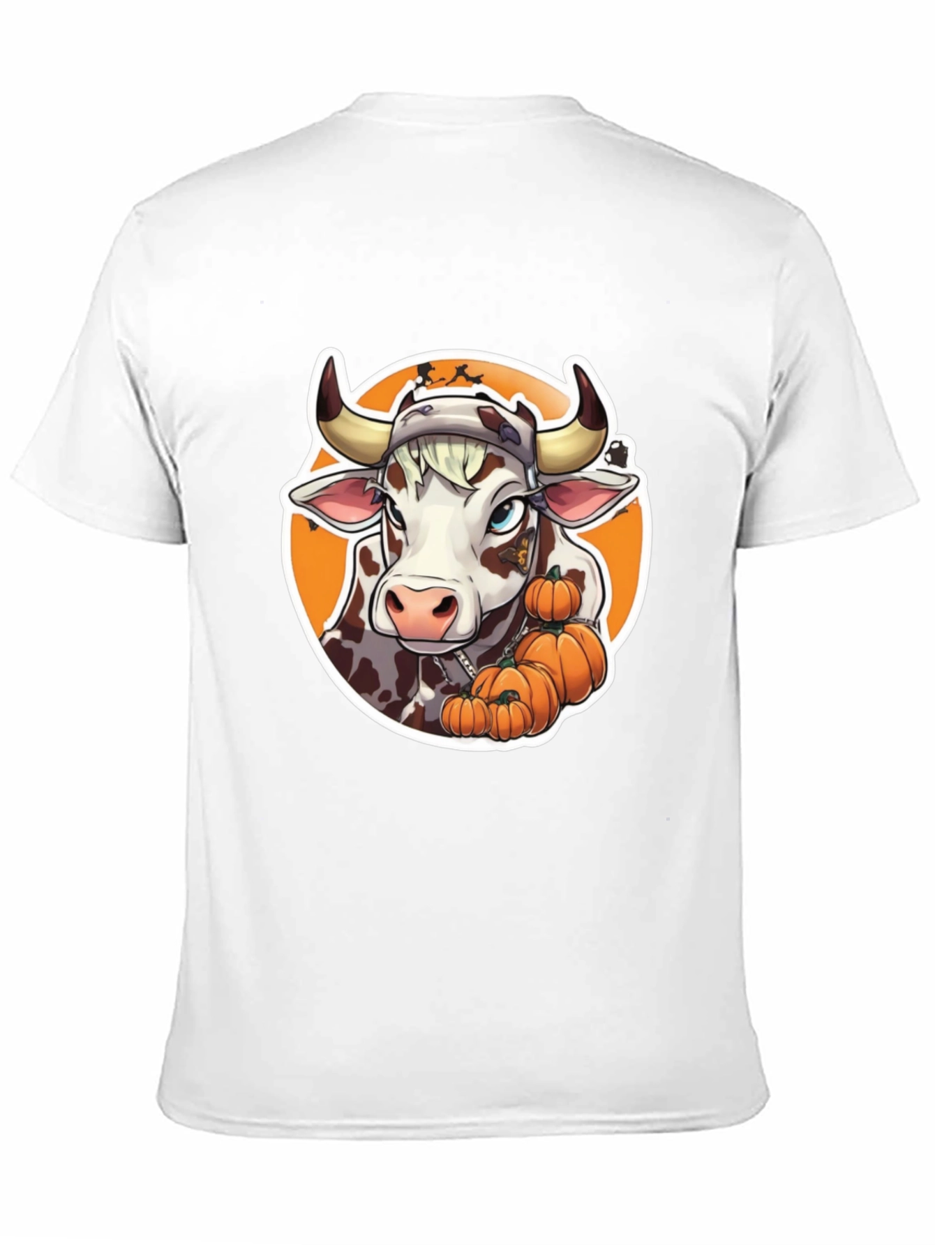Halloween Cow Pumpkin T-Shirt