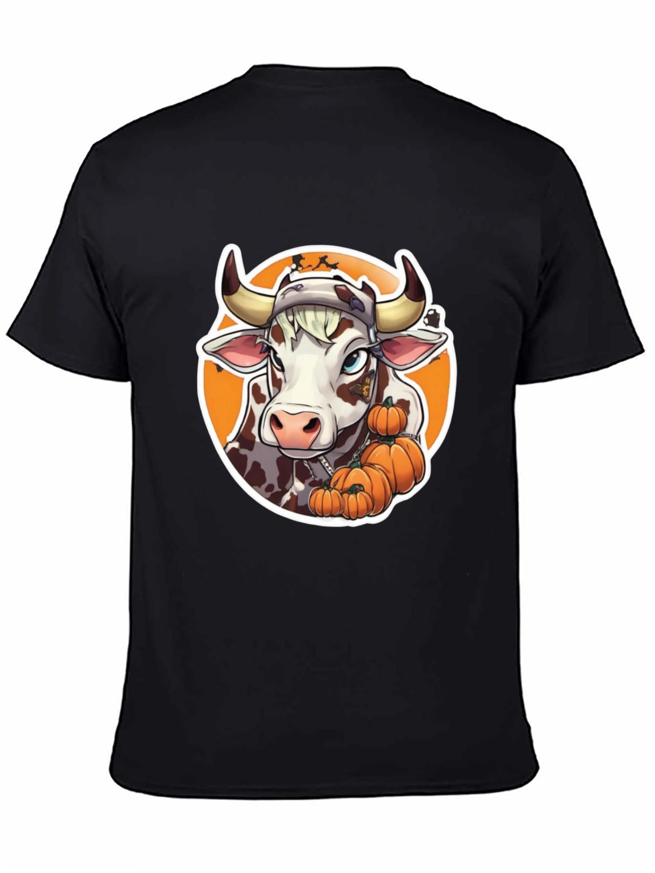 Halloween Cow Pumpkin T-Shirt