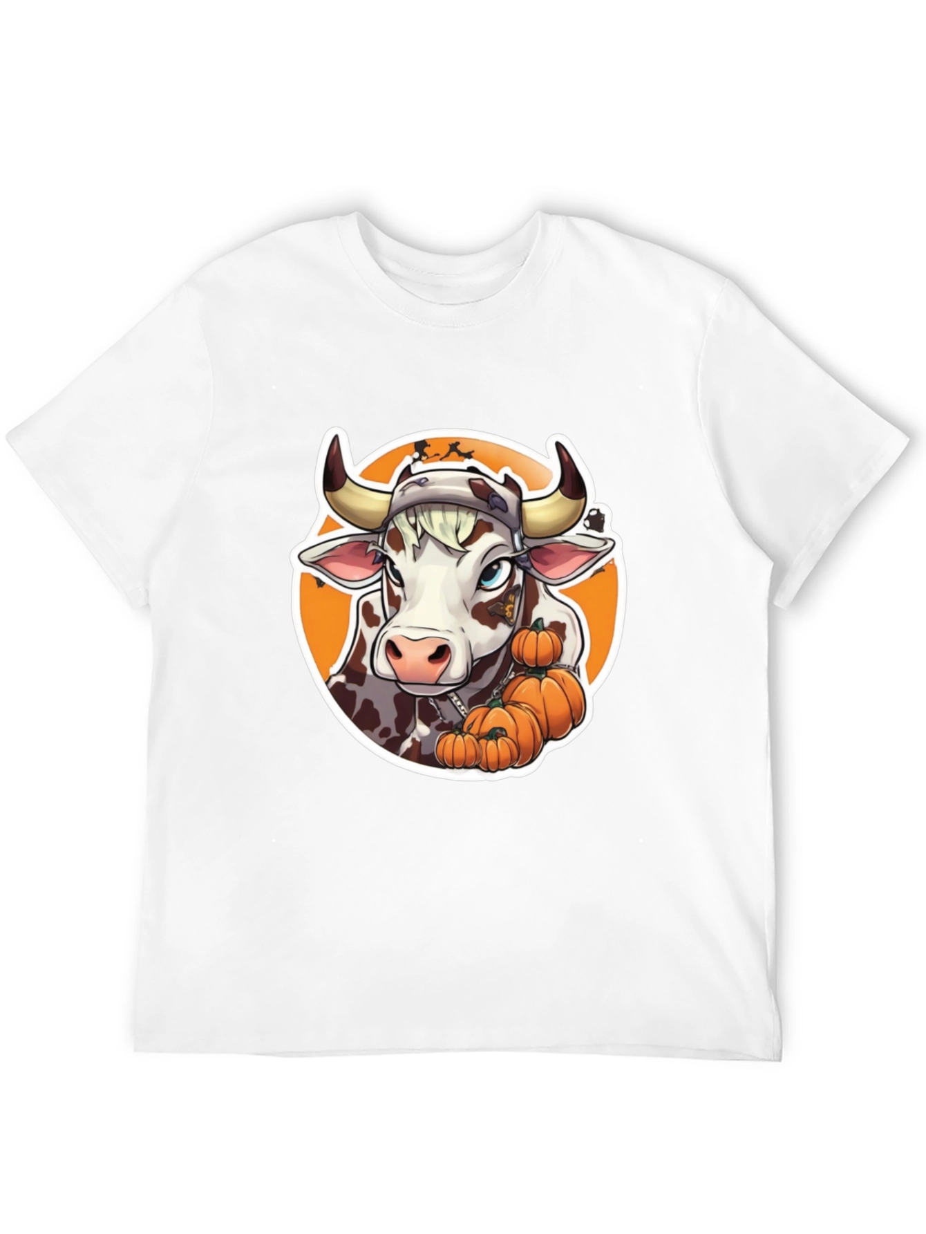 Halloween Cow Pumpkin T-Shirt