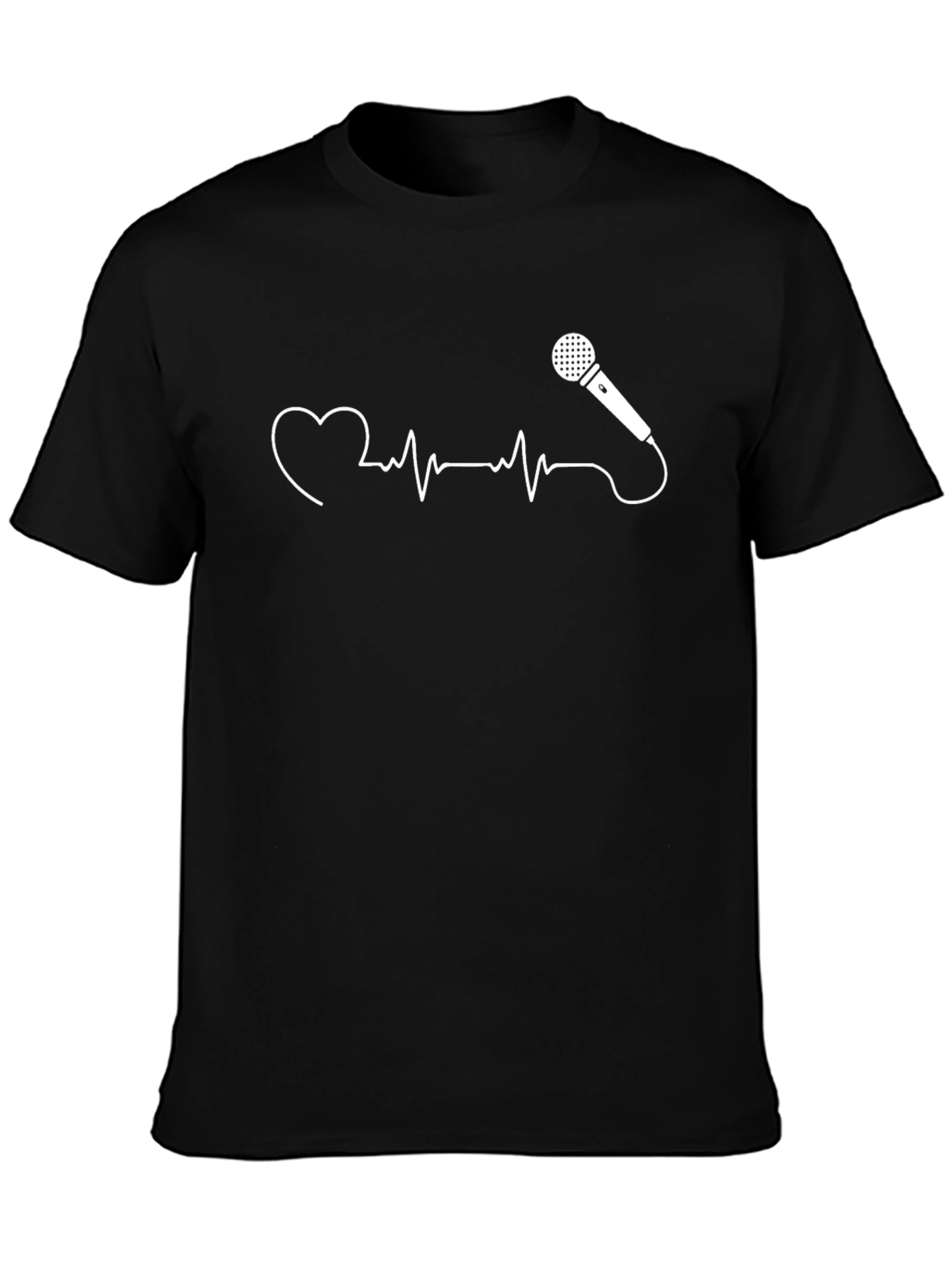 Heartbeat Microphone Graphic Tee