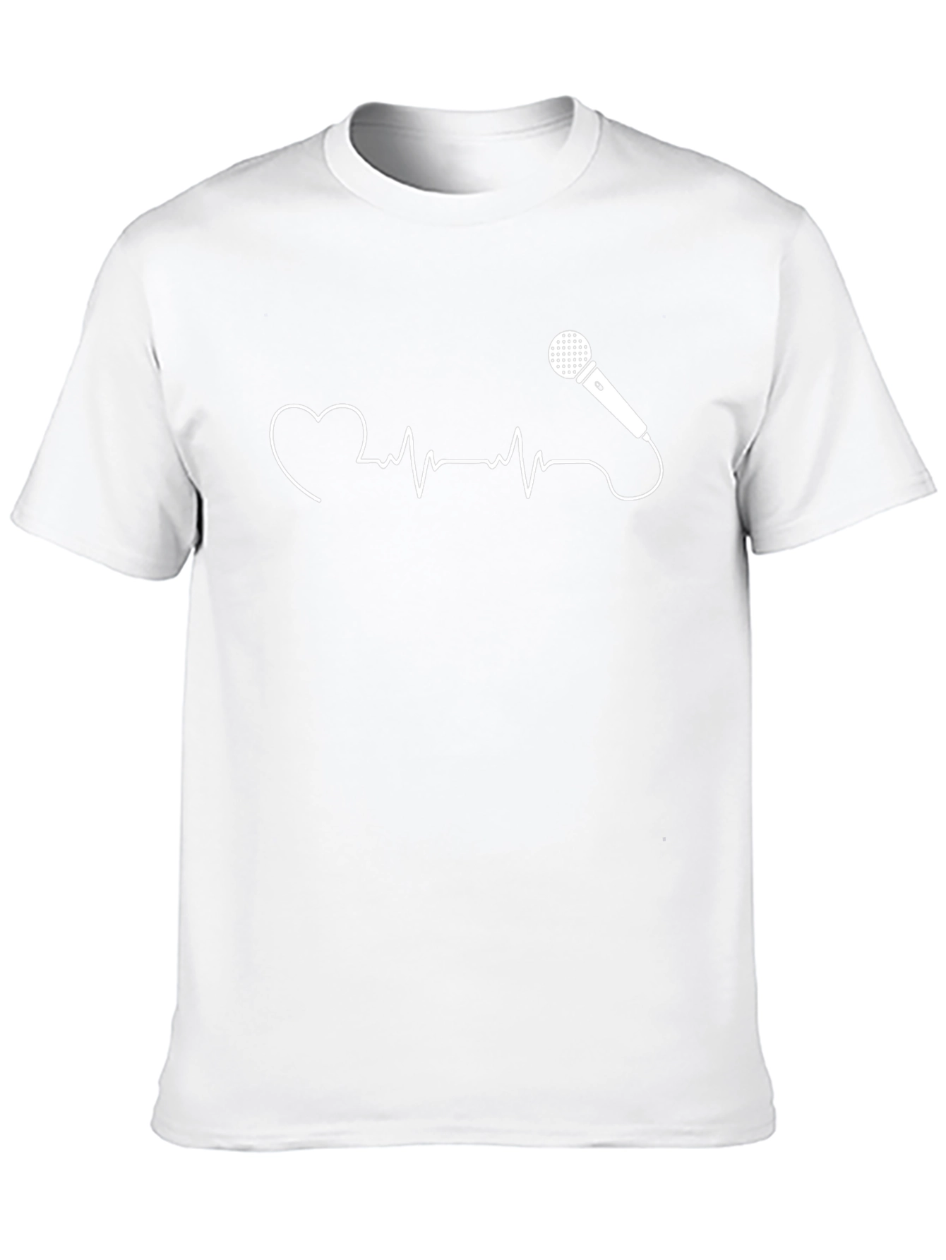 Heartbeat Microphone Graphic Tee