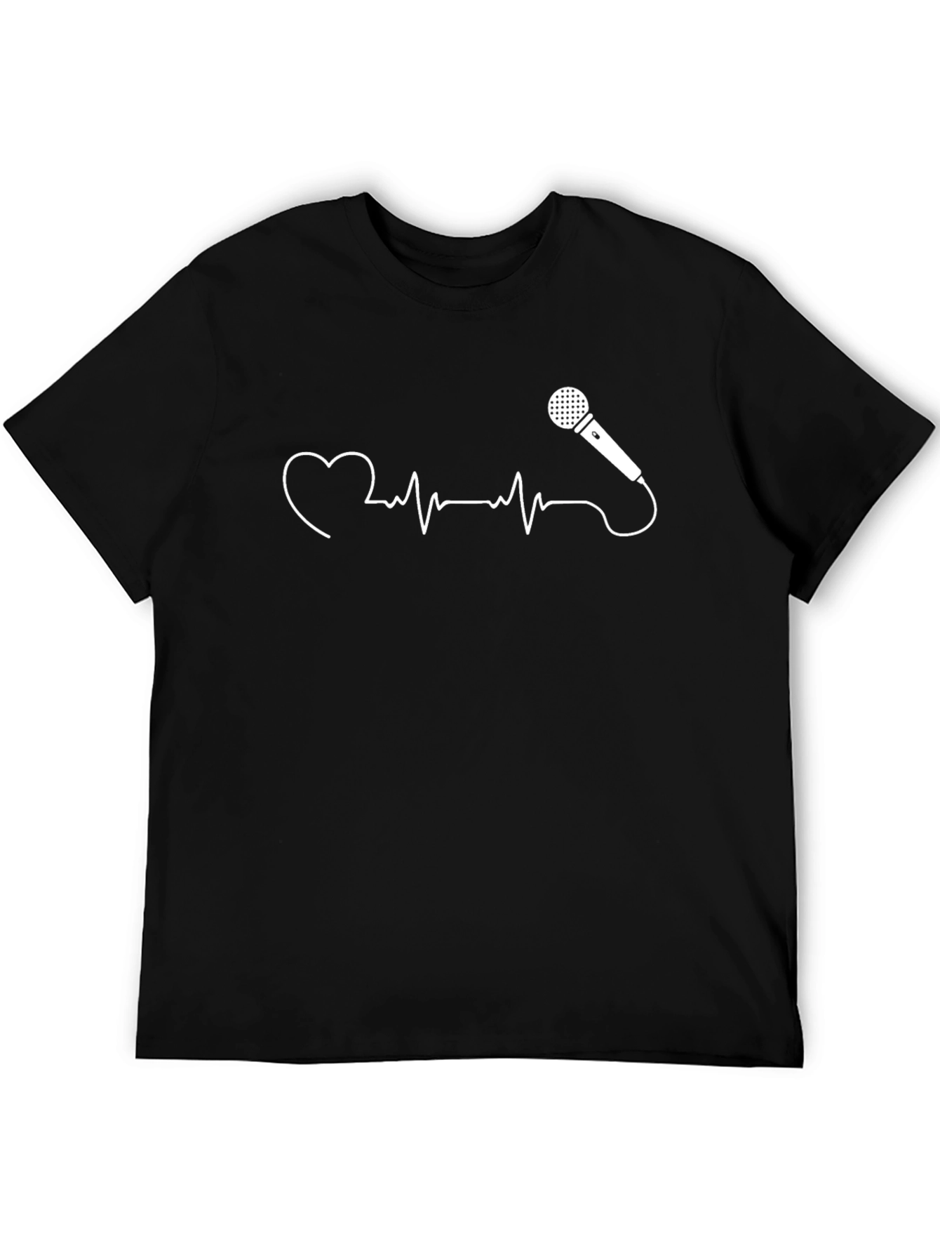 Heartbeat Microphone Graphic Tee