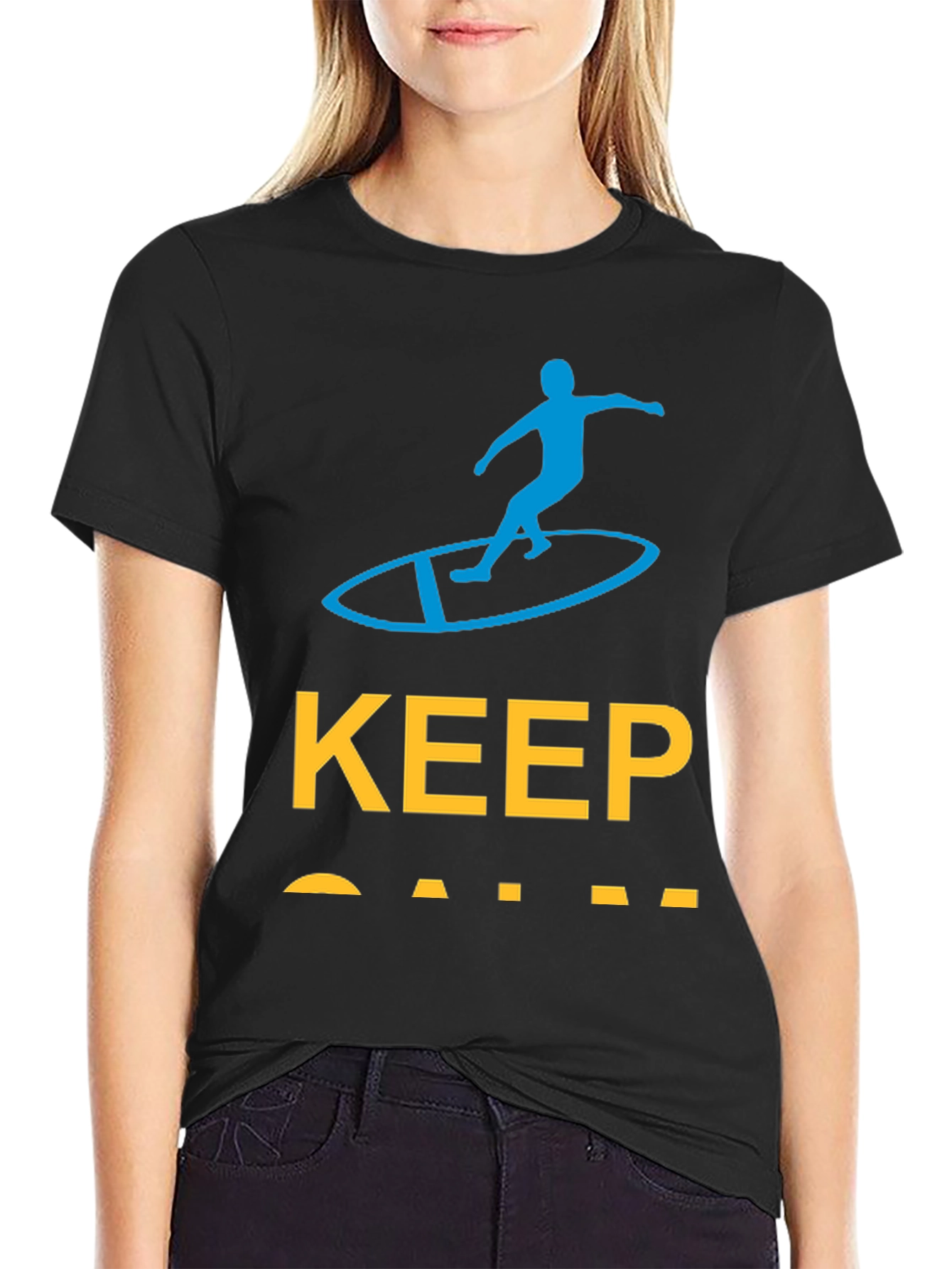 Keep Calm Surfer Graphic Tee
