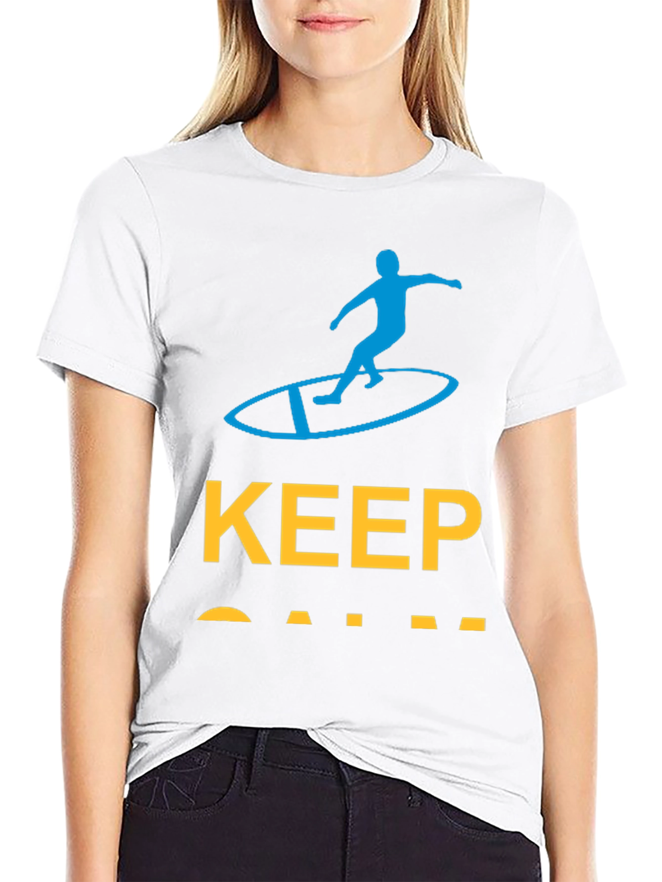 Keep Calm Surfer Graphic Tee