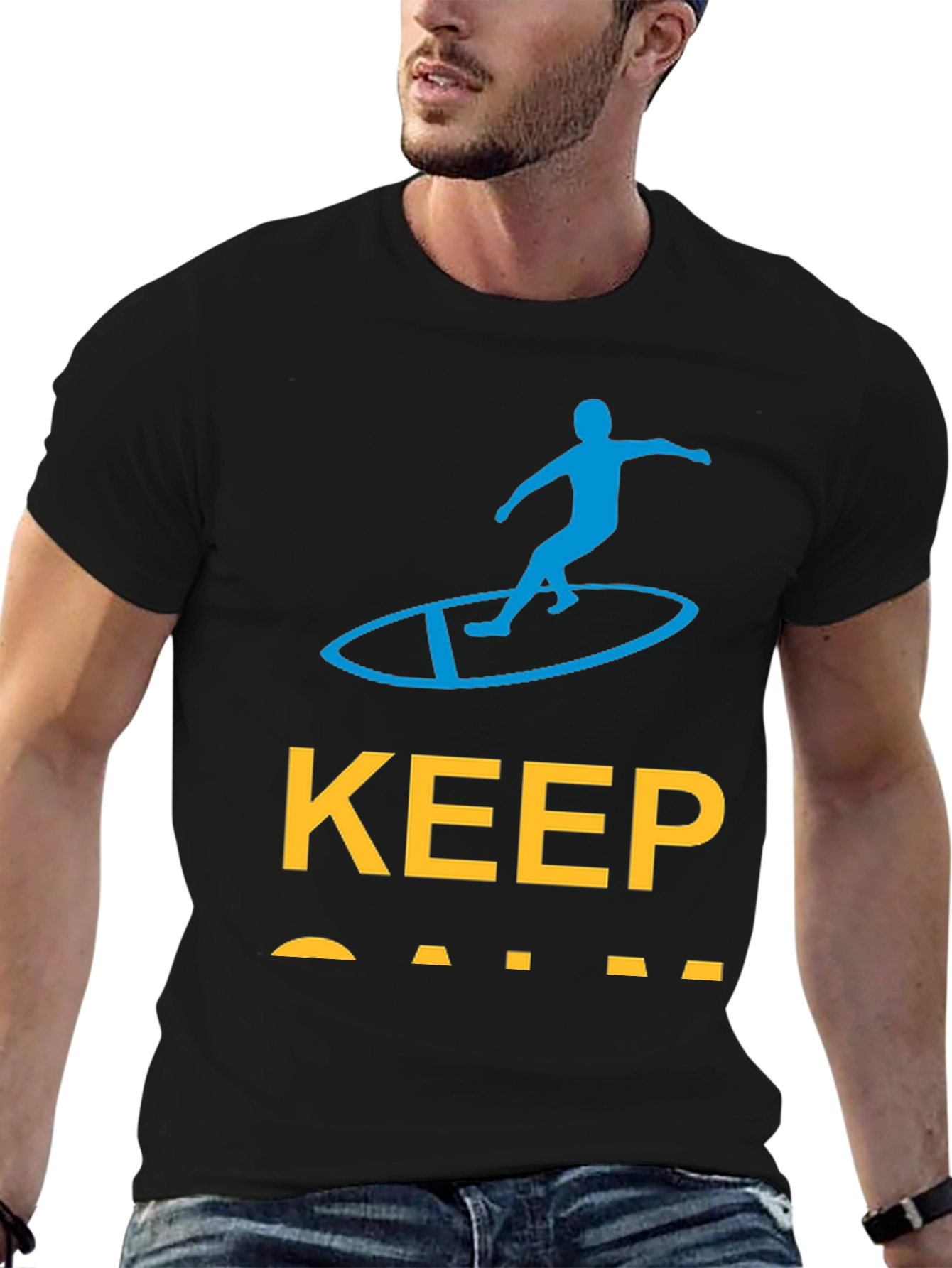 Keep Calm Surfer Graphic Tee