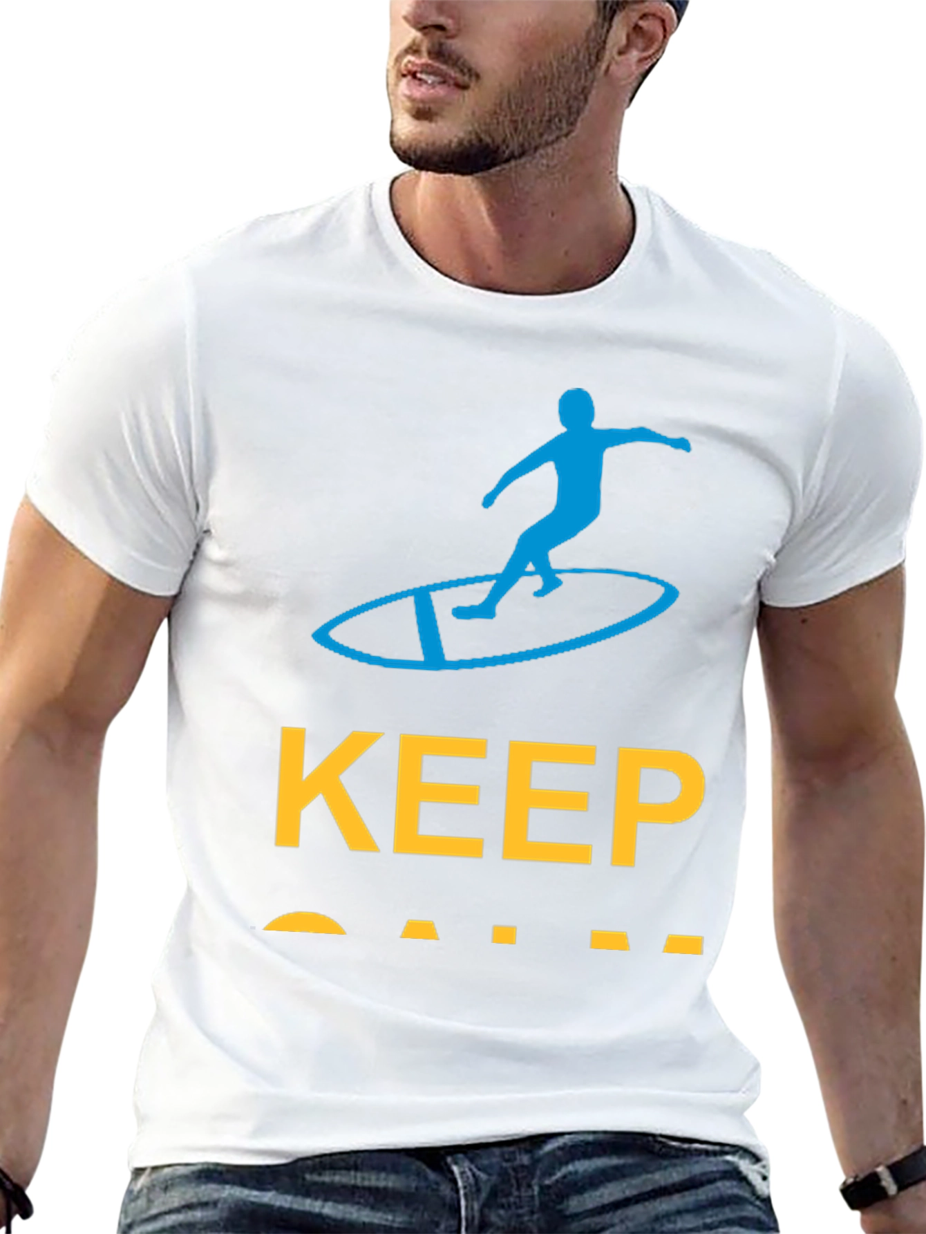 Keep Calm Surfer Graphic Tee