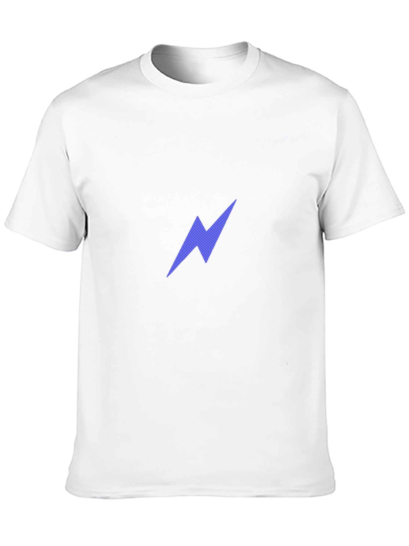 Black Lightning Bolt Graphic Tee - Casual Style