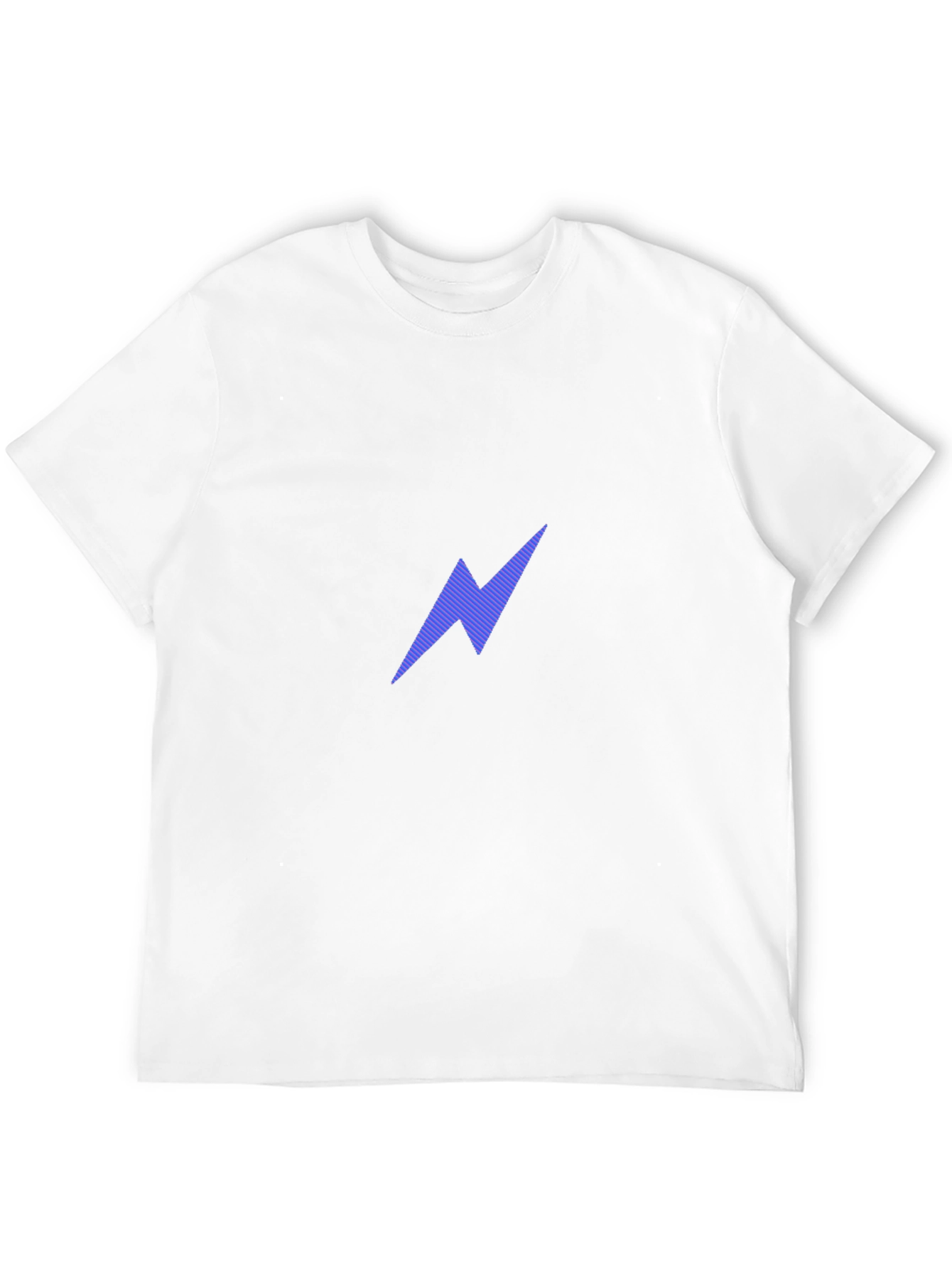 Black Lightning Bolt Graphic Tee - Casual Style