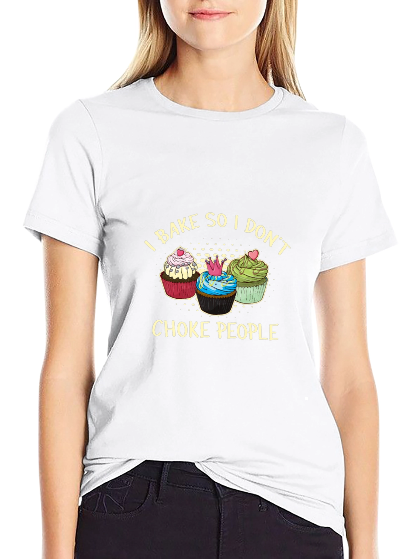 I Bake So I Dont Choke People Graphic Tee
