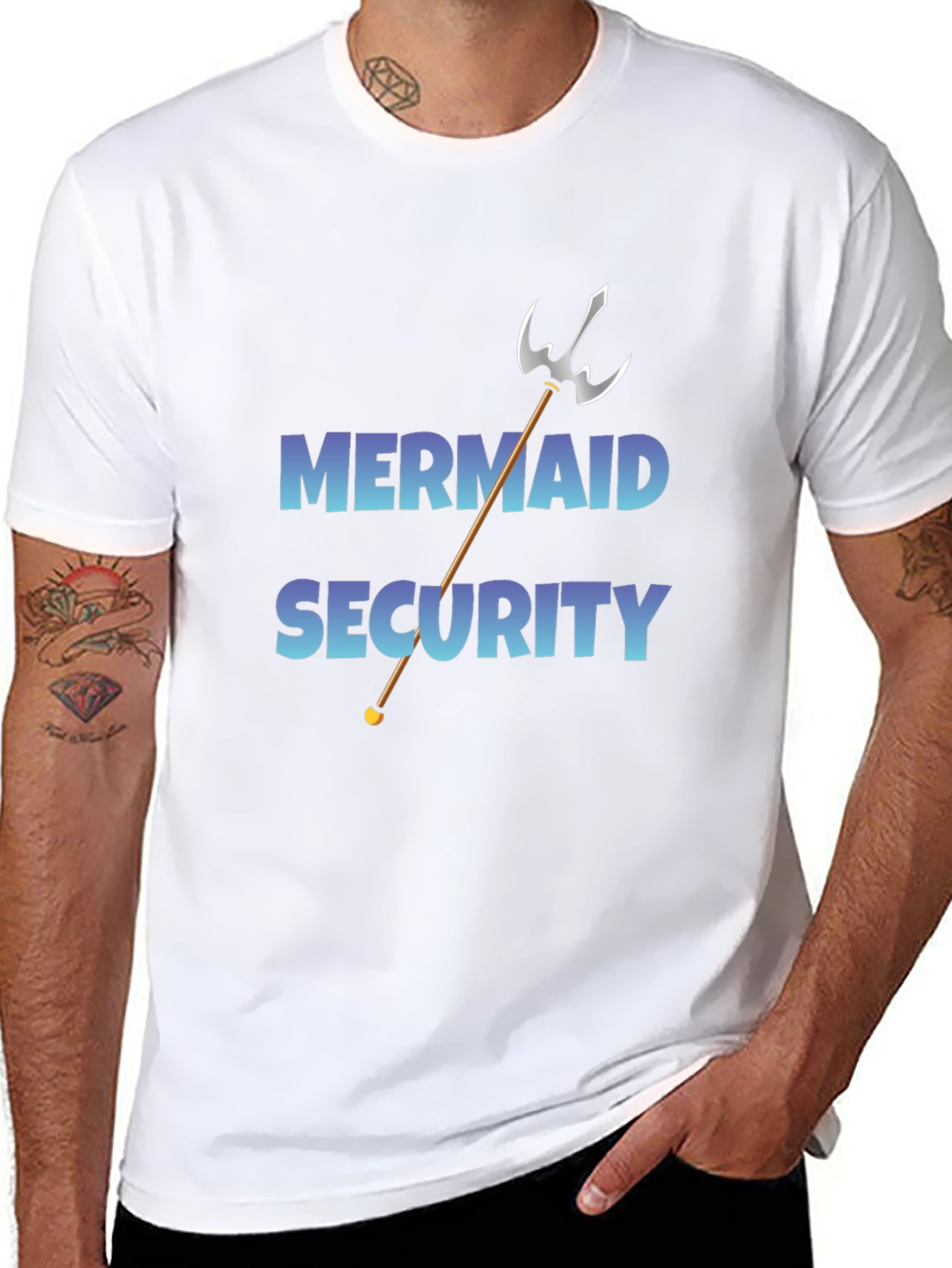 Mermaid Security Graphic T-Shirt
