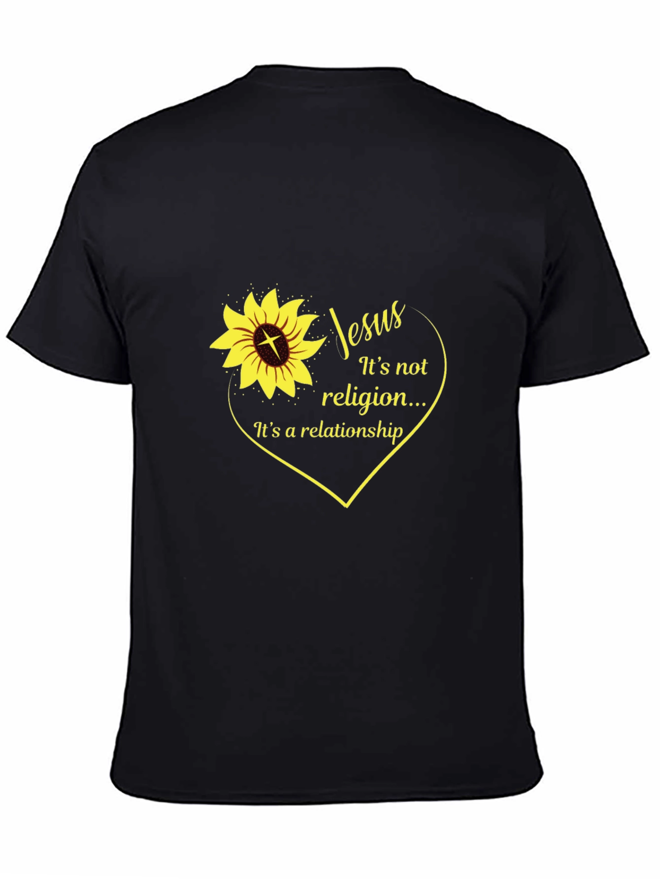 Jesus Sunflower Graphic T-Shirt