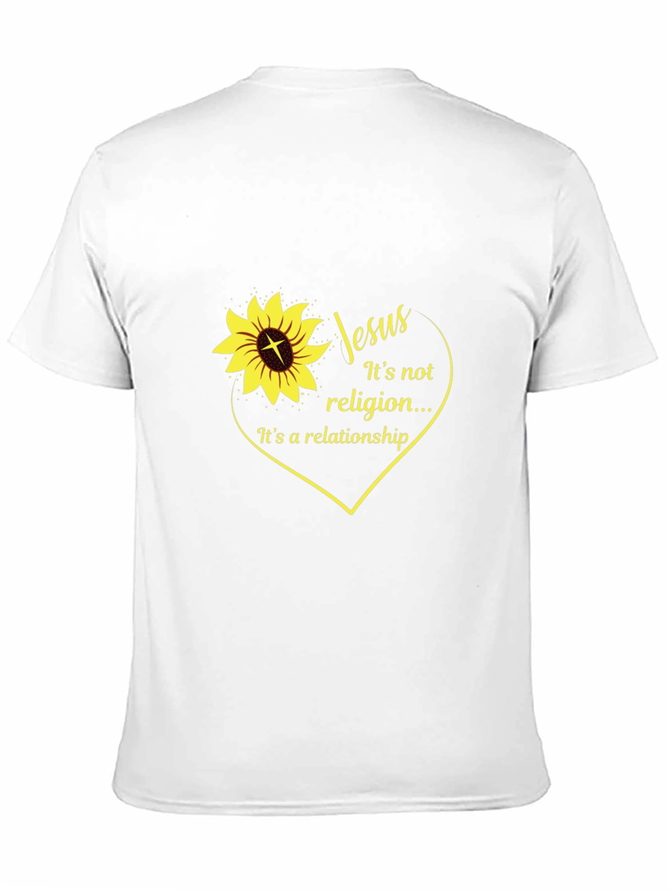 Jesus Sunflower Graphic T-Shirt