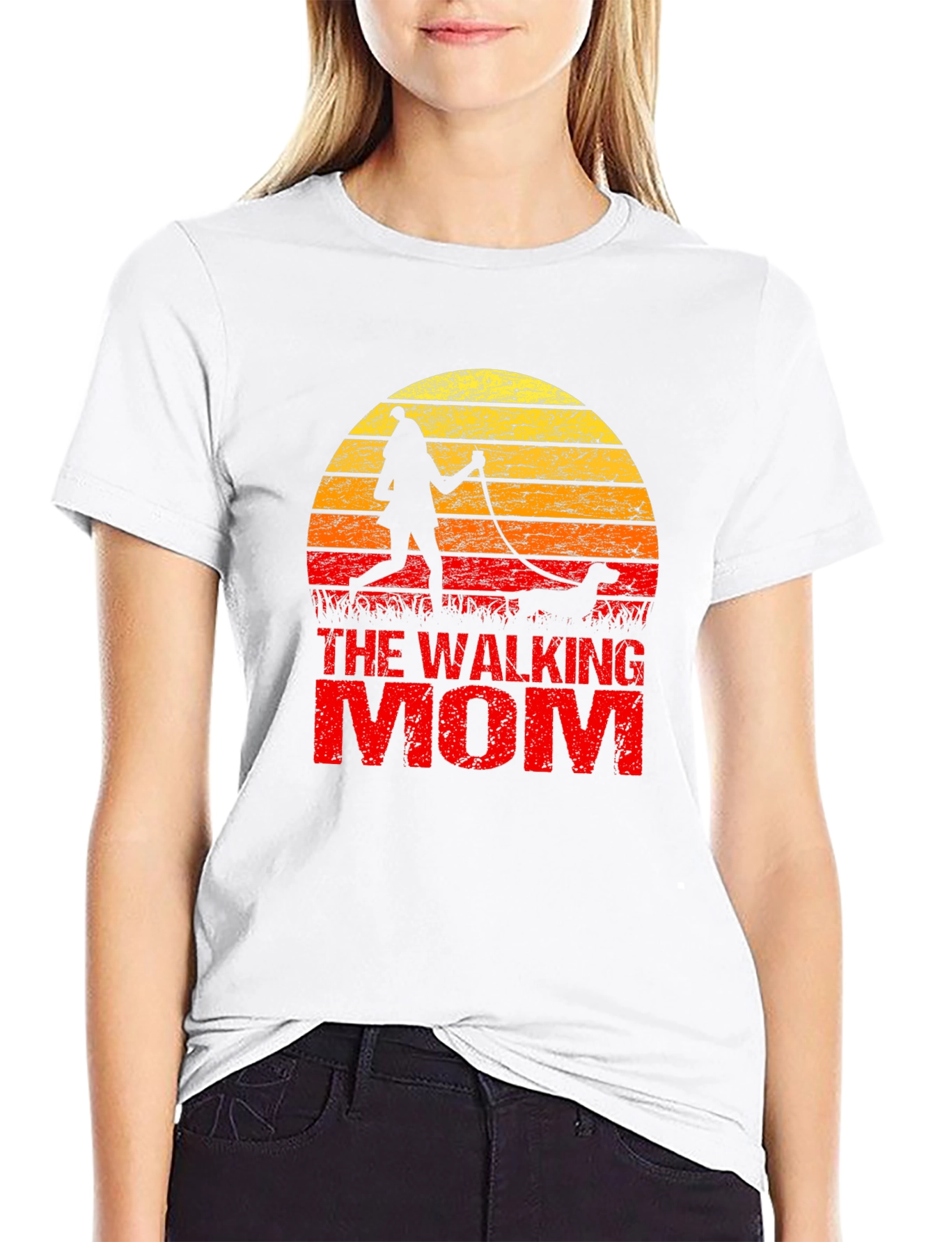 The Walking Mom Graphic Tee - Dog Lover Gift