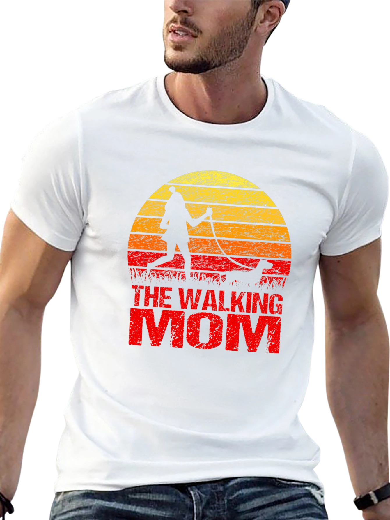 The Walking Mom Graphic Tee - Dog Lover Gift
