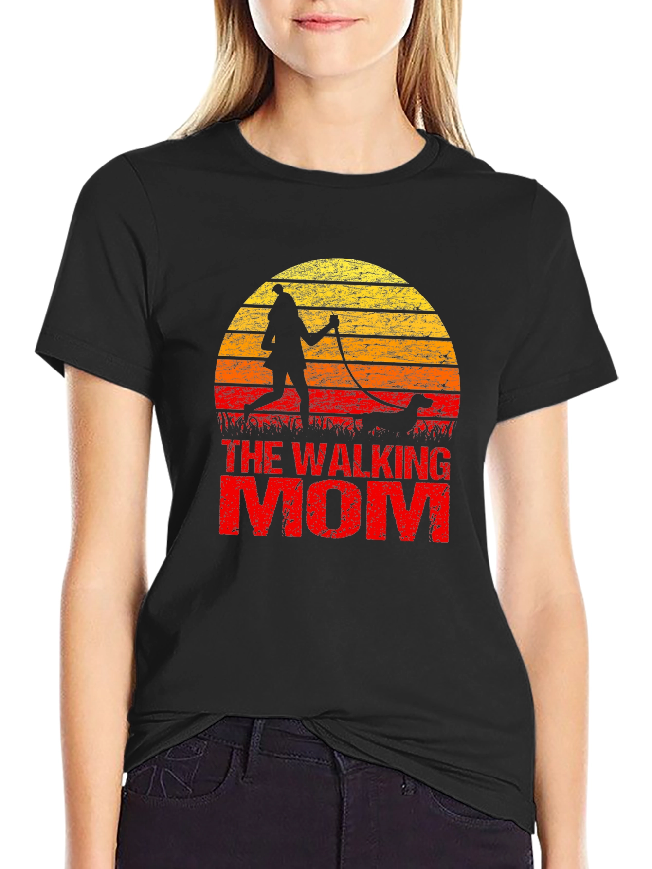 The Walking Mom Graphic Tee - Dog Lover Gift