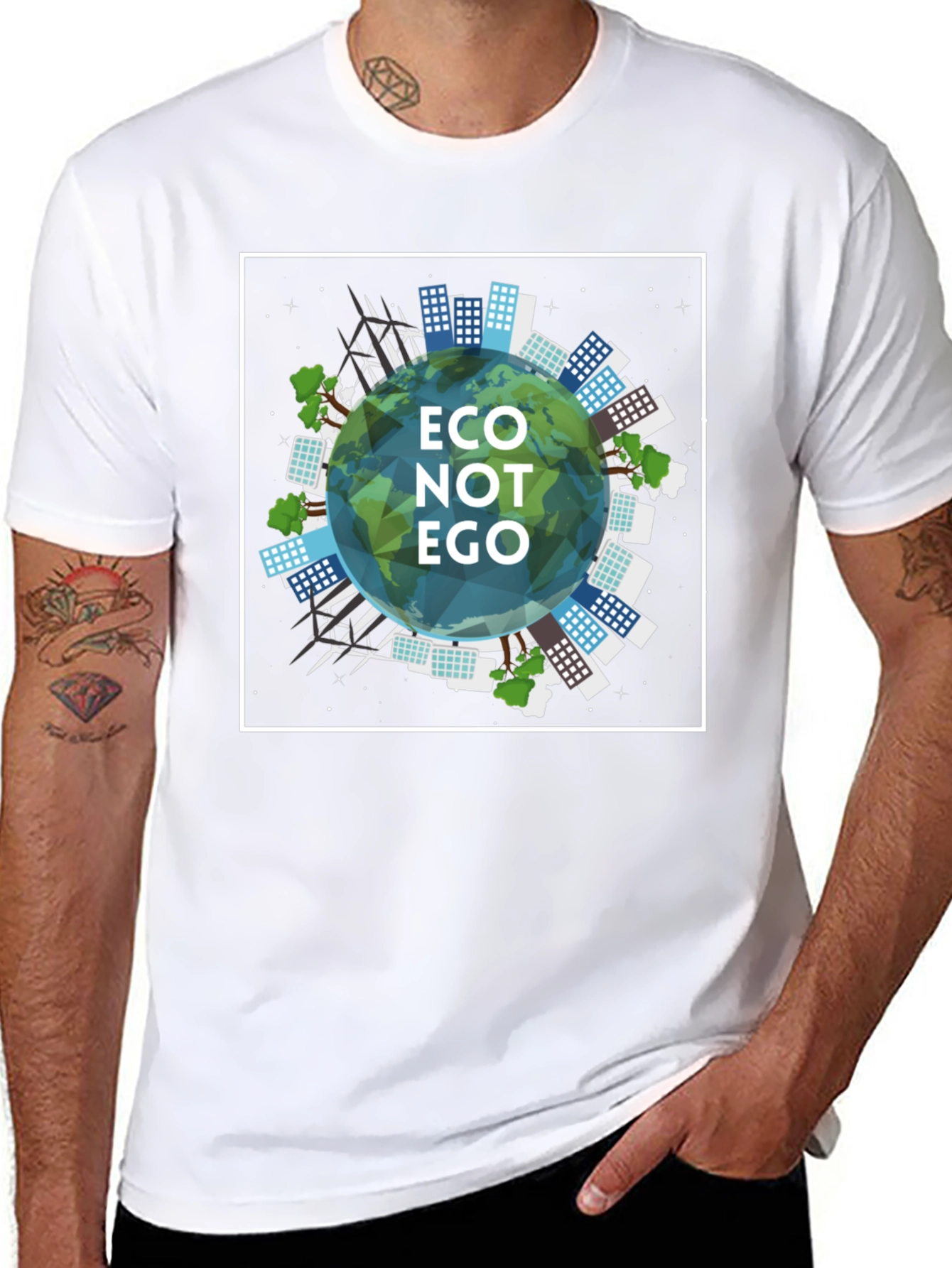 Eco Not Ego T-Shirt: Sustainable Style