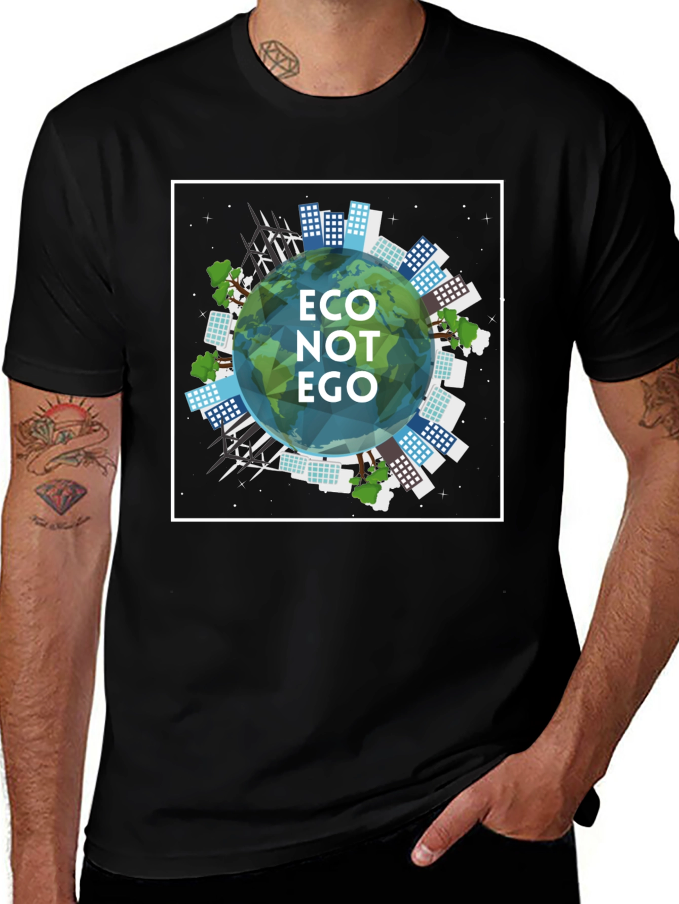 Eco Not Ego T-Shirt: Sustainable Style