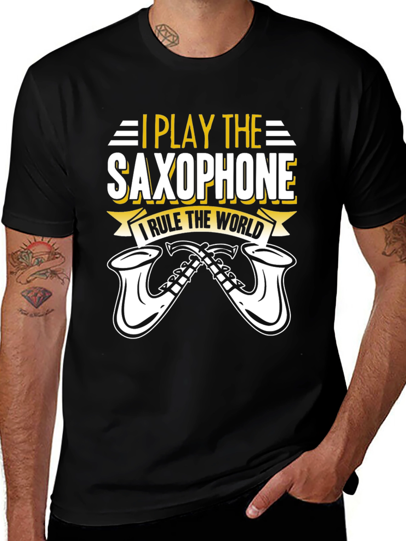 I Play Saxophone T-Shirt - Music Lover Tee